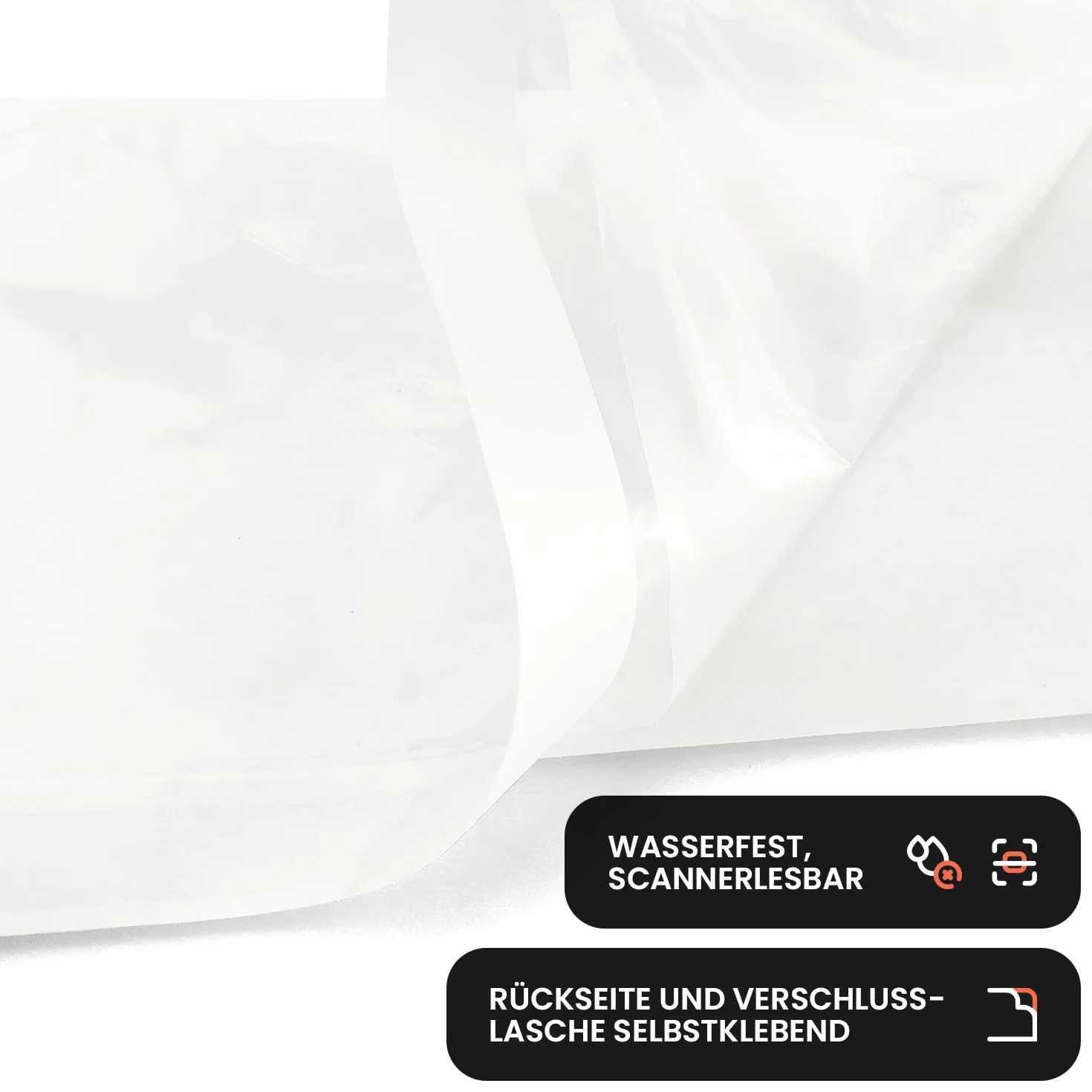 Netuno 250 samoprzylepnych teczek na dokumenty C5 240 x 181 mm samoprzylepne przezroczyste koperty na dowód dostawy przezroczyste kieszenie