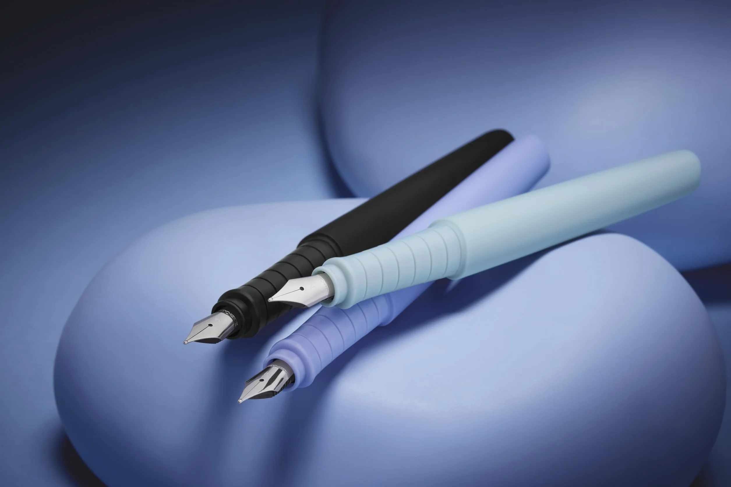 FABER-CASTELL 241050 - zestaw do pisania Poly Pen z długopisem i piórem, czarny
