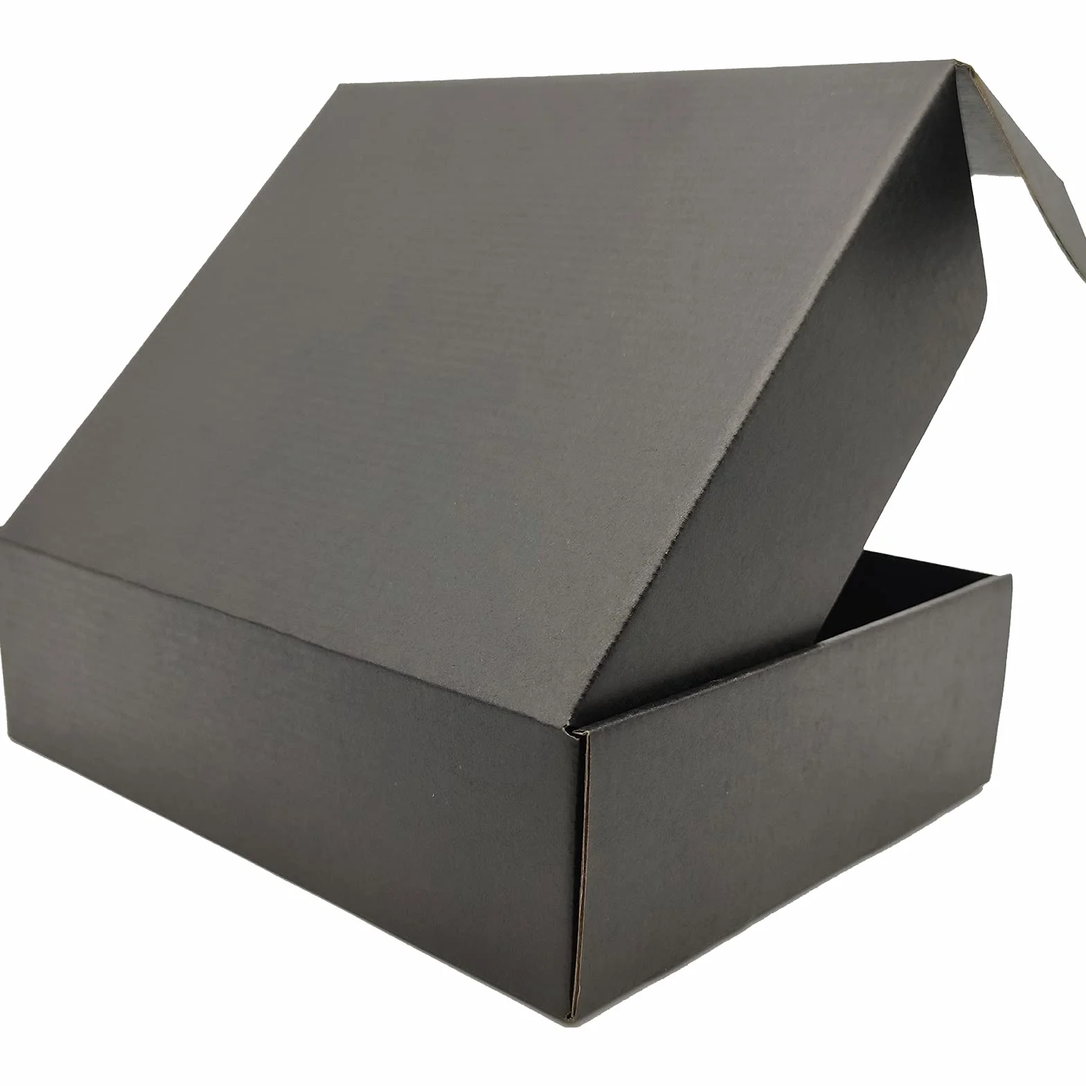Małe pudełka pocztowe, 25x20x7cm, pudełka kartonowe do wysyłki pocztowej, czarne, do pakowania przesyłek, pudełka do wysyłania, dostarczania, pakowania dla małej firmy (opakowanie 25 szt.)