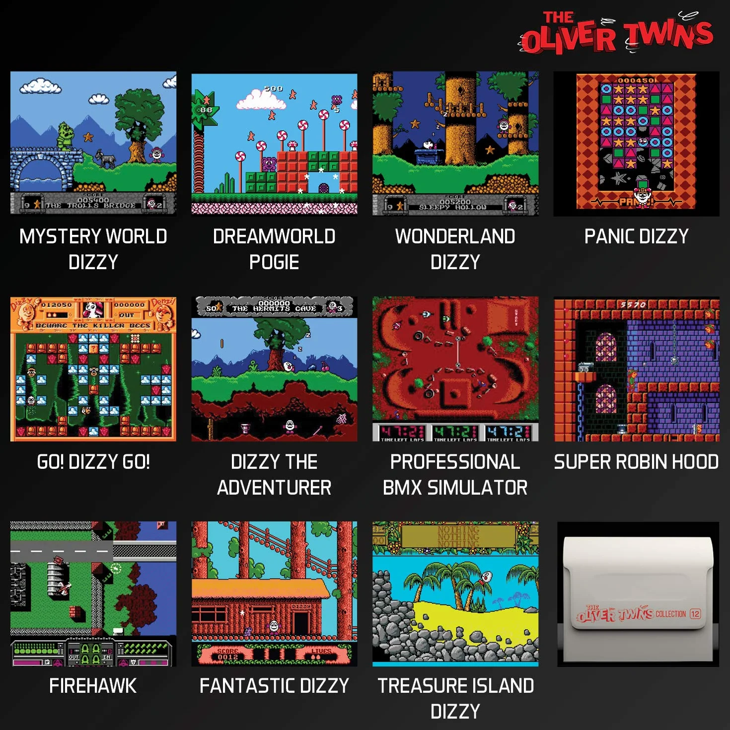 Blaze Evercade Oliver Twins Collection 1 kartridż