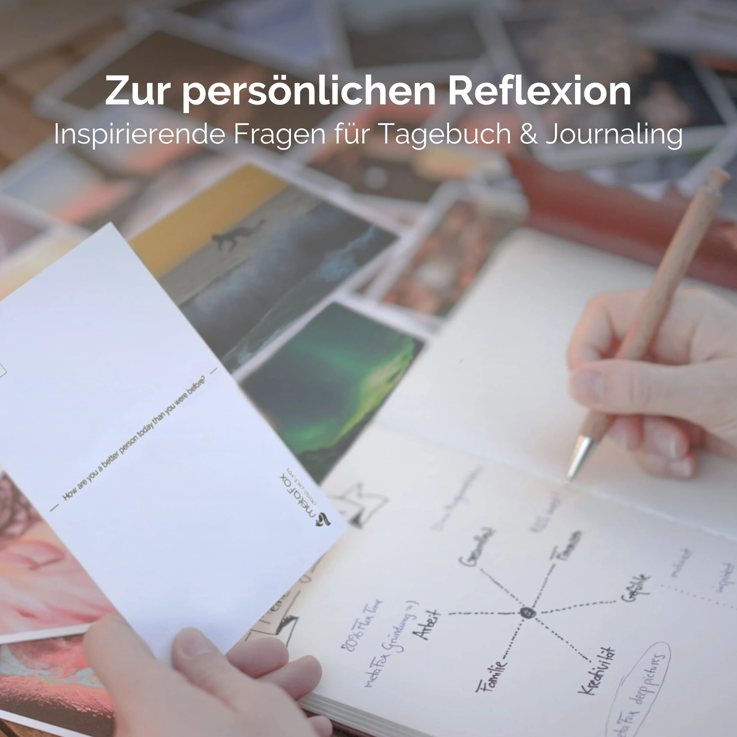metaFox - RAZEM ROŚĆ - Zestaw pocztówek specjalnego rodzaju do teambuildingu i rozwoju zespołu, z 52 kartkami - Zestaw kart Coaching Tool Karty motywacyjne Karty z uczuciami Trening komunikacji