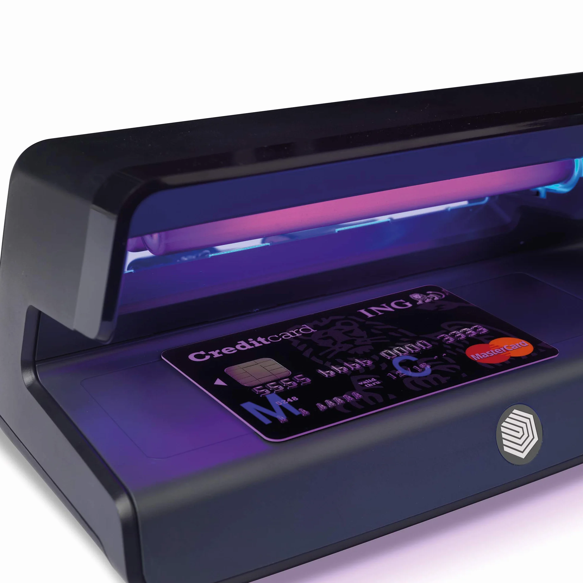 Safescan 50 Black – wykrywacz UV do fałszywych banknotów, sprawdzania kart kredytowych i dokumentów tożsamości