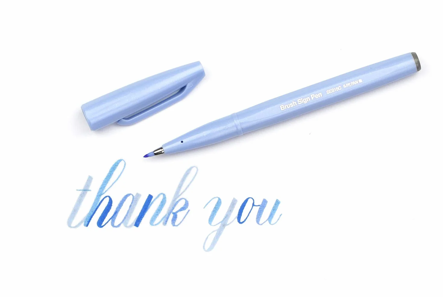 Pentel SES15C Brush Sign Pen aplikator fazowy z elastyczną końcówką, różne kolory, 6 sztuk