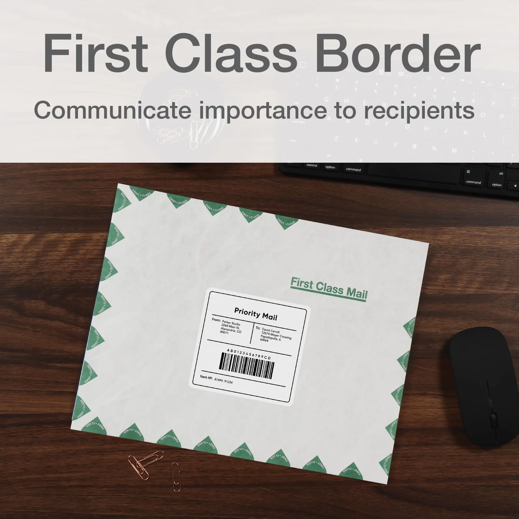 Tyvek USPS First Class Mailer 10 x 13 biały 100 sztuk