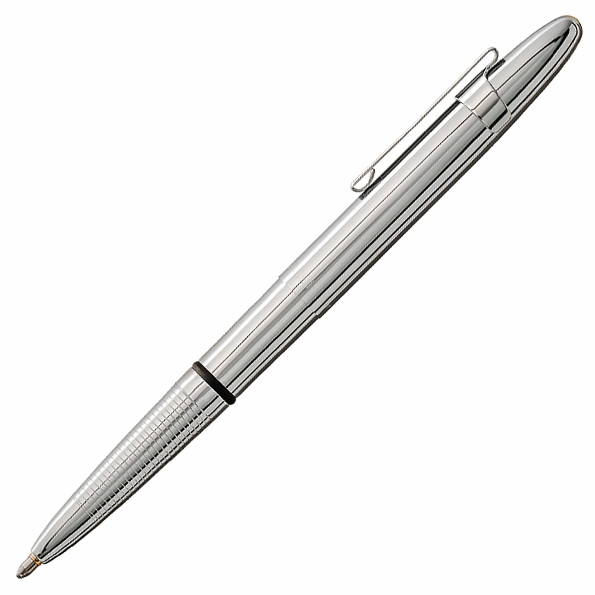 Fisher Space Pen 400 Cl średni czarny 1 sztuka (S) – długopis (czarny, chrom, średni, 1 sztuka (S))