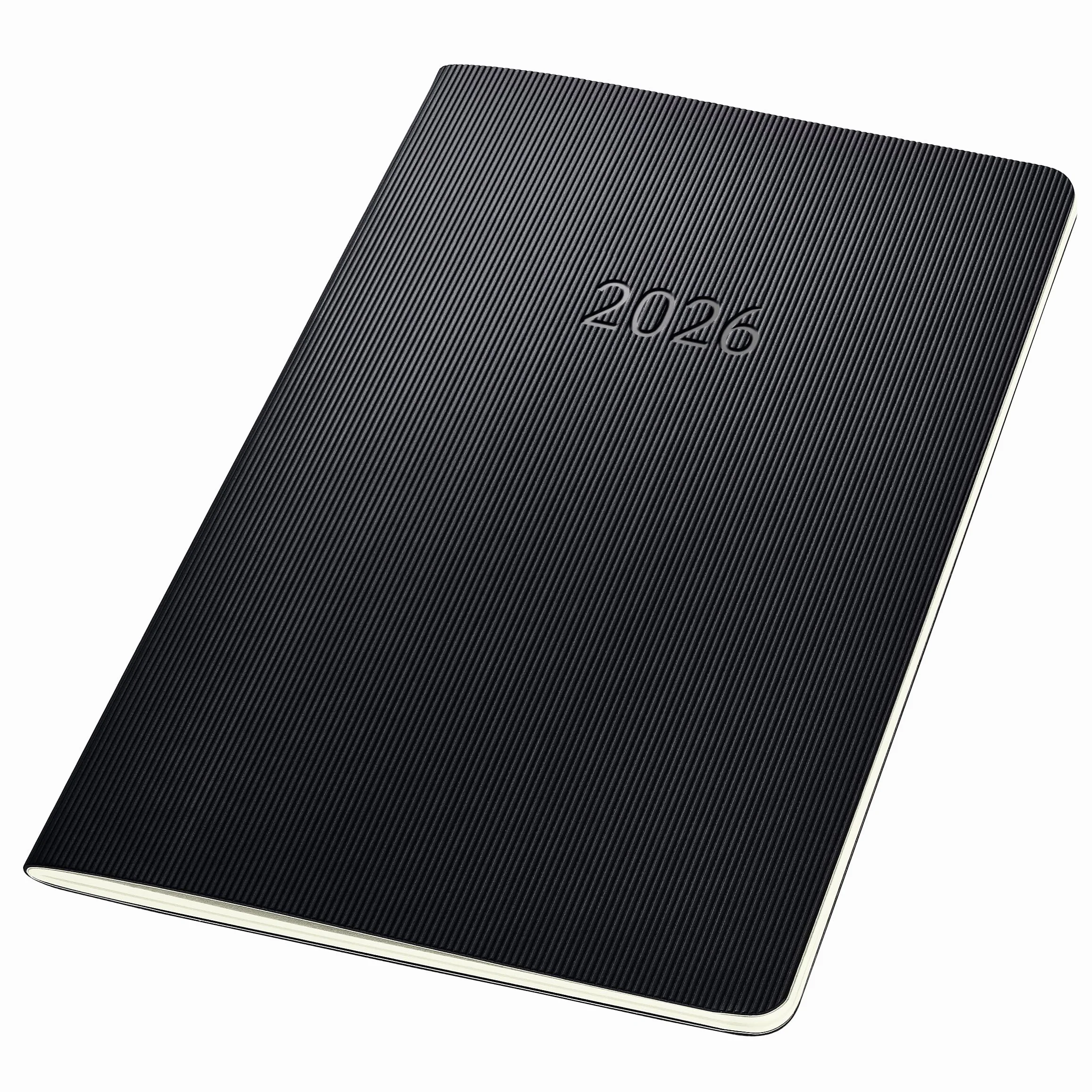 SIGEL C2684 Monats-Kalenderheft Conceptum 2026, ca. A5, , schwarz: Agenda Conceptum, Classic, Softcover