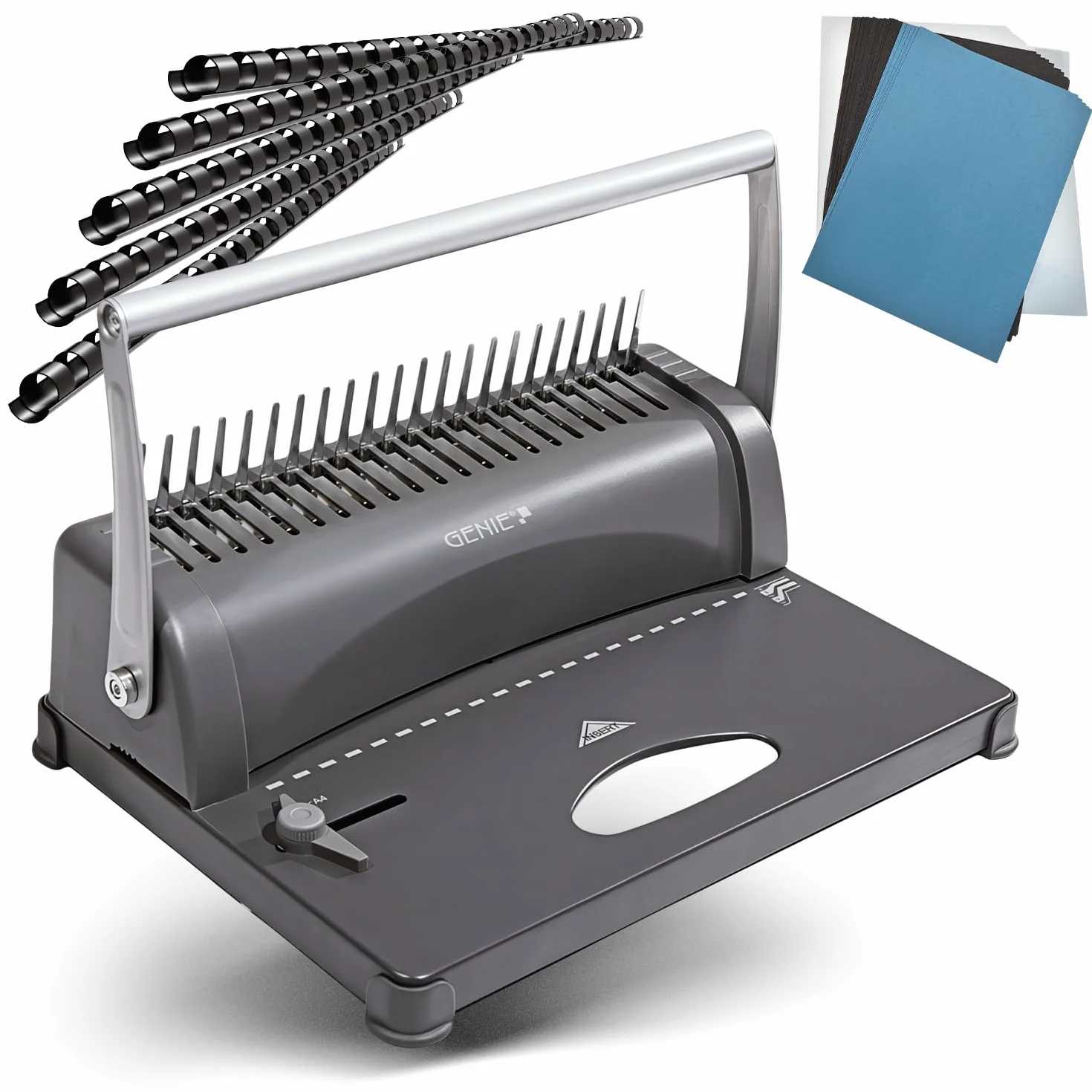 Genie CB 850 Bindownica Spiralna A4 Szary