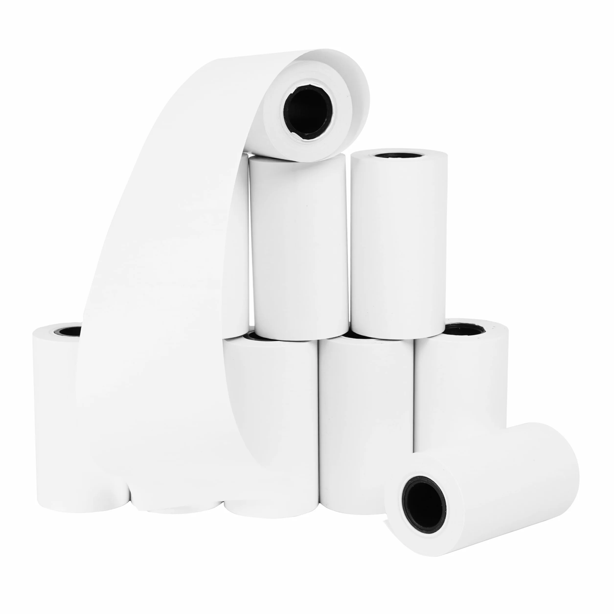 Inoverse EC-Cash rolki termiczne 57 mm x 30 mm x 12 mm, rolki papieru termicznego, 15 m, 25 rolek, rolki bonowe do systemu kasowego, urządzeń EC i bankomatów, nie zawierają BPA