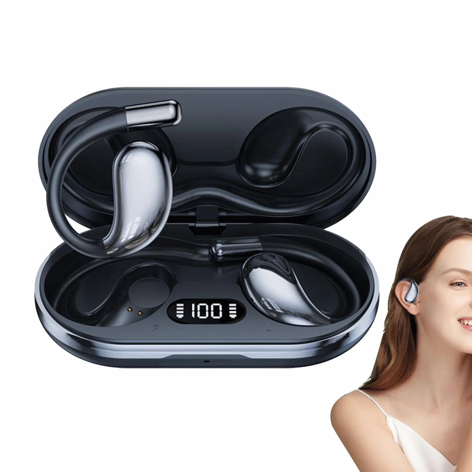 Travel Translator Earbuds | Ai Translator Earbuds | Translation Earbuds | Hifi Sound Earbuds | Smart Earbuds | Ai Translator Earbuds Real-time 60h Long Life And Hifi Sound For Travel Learning