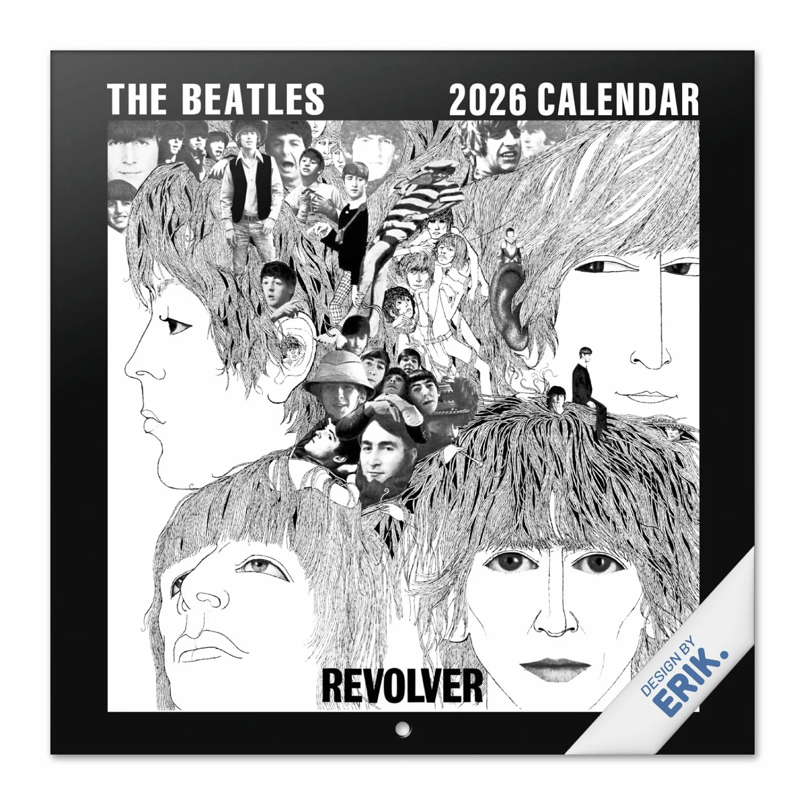 Grupo Erik Wall Calendar 2026 - The Beatles Calendar 2026 | Square 30 x 30 cm - 12 x 12 inches Wall Planner, Family Planner Month To View | The Beatles Gifts For Friends