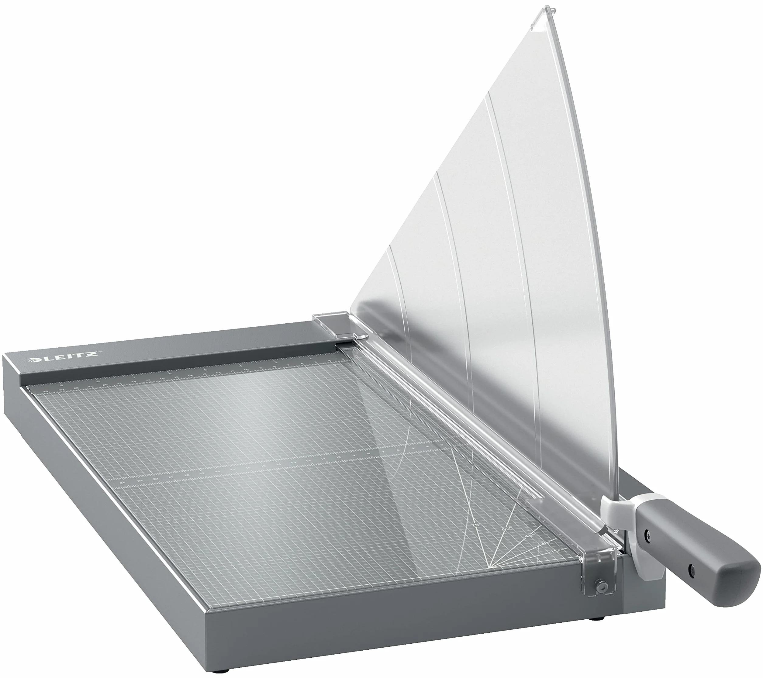 Leitz, Gilotyna do Papieru Leitz Precision Office Pro A3 z Prowadnicą Wyrównującą, Tnie do 25 Kartek, Długość Cięcia 457 mm, Stalowe Ostrze z Osłoną, Światło EdgeGlow (90240000)