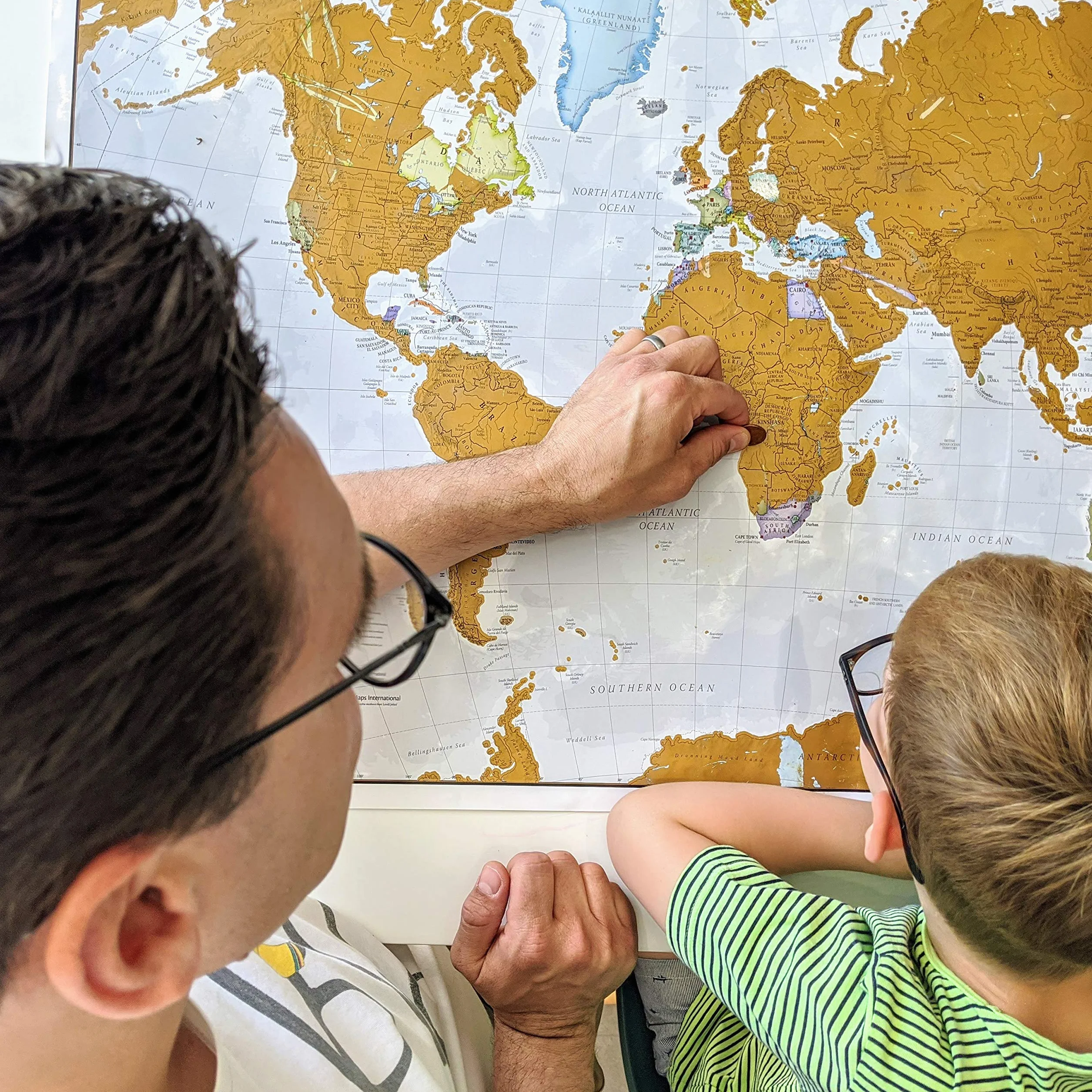 Scratch the World® Mapa do zdrapywania 84 cm x 59 cm