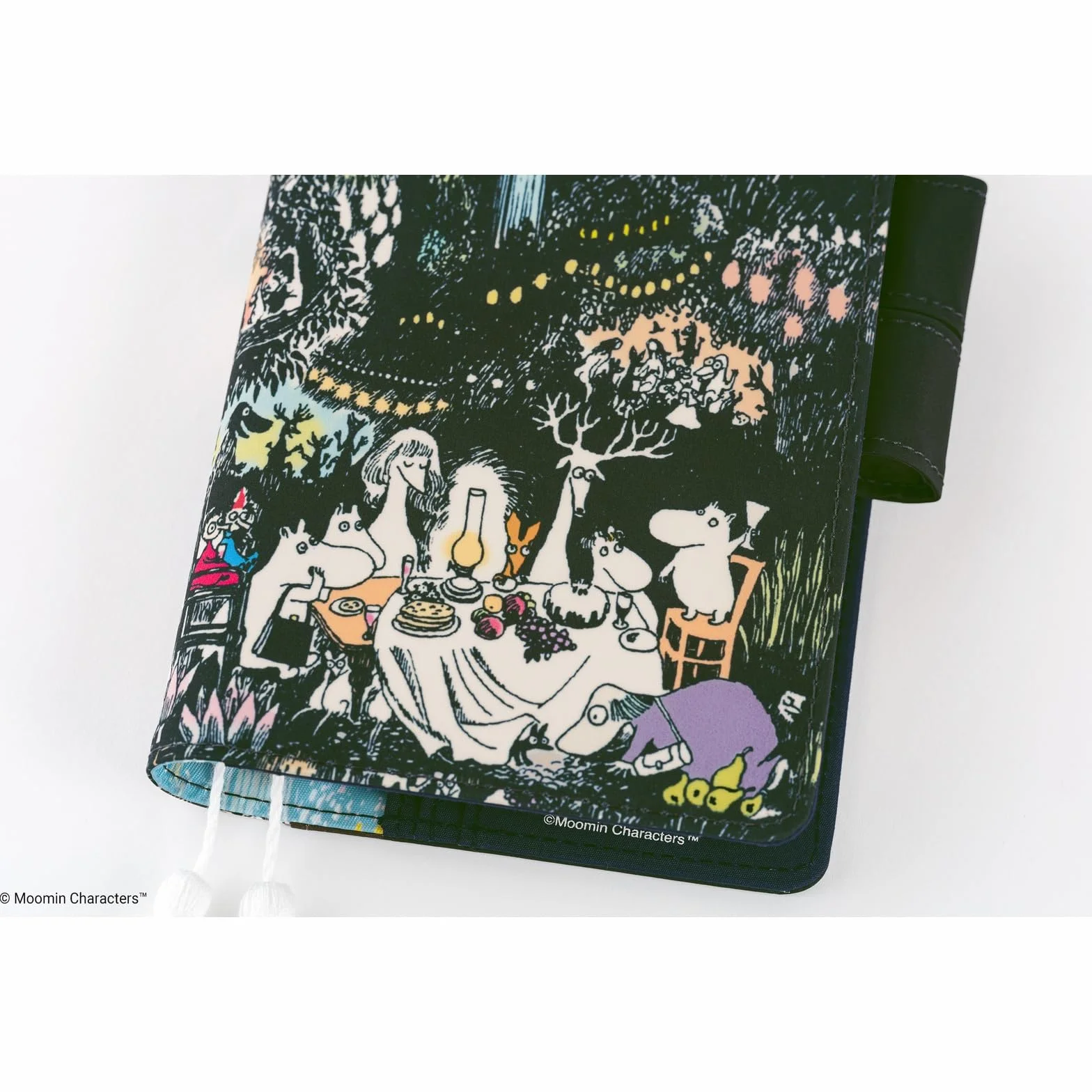 Hobonichi Techo A6 pokrowiec na planer Muminki noc wielkiej imprezy