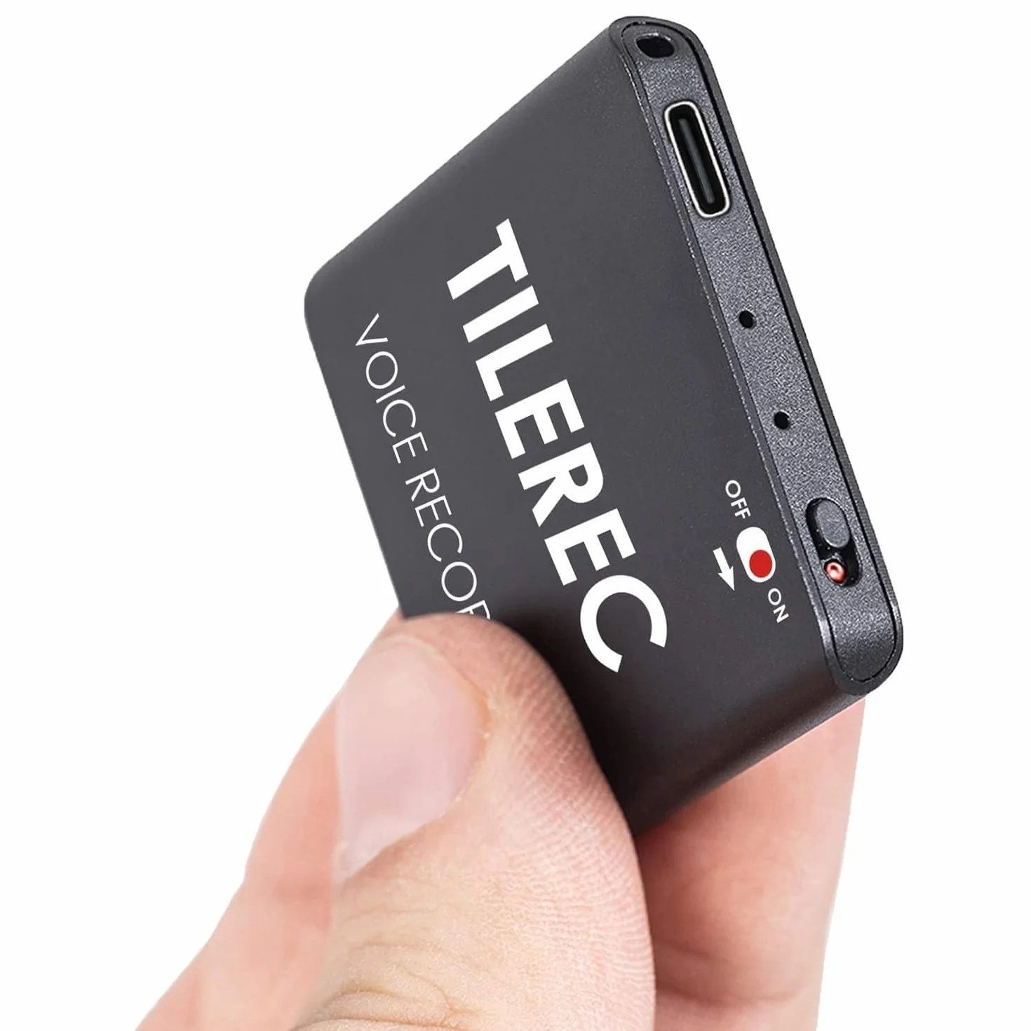 TileRec Atto Digital rejestrator aktywowany głosem 145h bateria 24h obudowa ze stopu