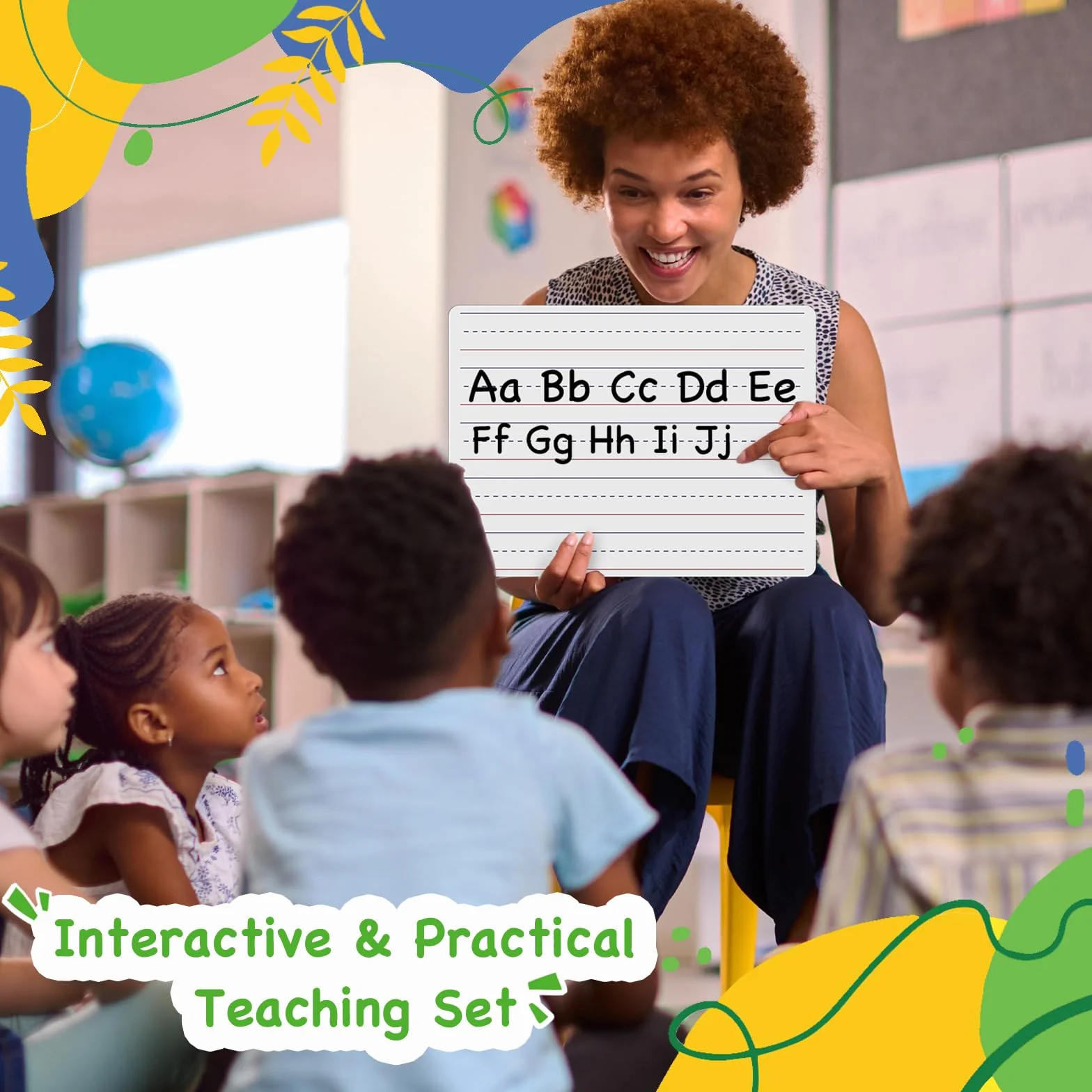 Double Sided Dry Erase Deski - Lined/Plain, Ohuhu 30-pak 20 x 30 cm, małe białe deski, w lined white boards for students, classroom, back to school Supplies
