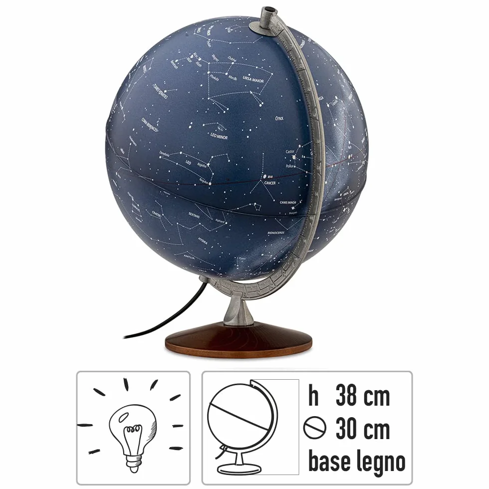 Nova Rico 0330SPSTLALL1066 globus, niebieski, 30 cm