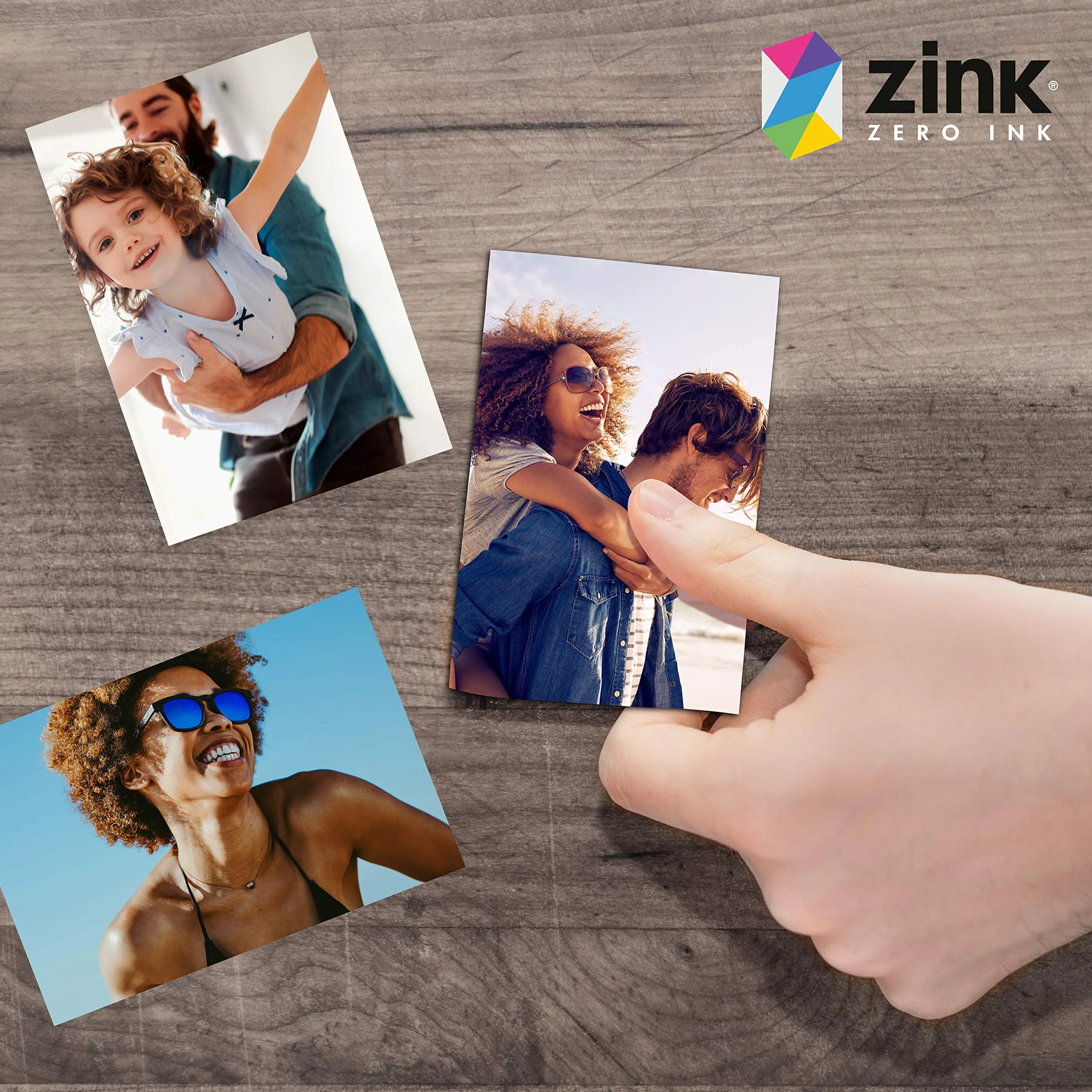 Zink 50 x 7,6 cm papier fotograficzny premium (50 sztuk) kompatybilny z zatrzaskami Polaroid, Snap Touch, zamkami i drukarkami