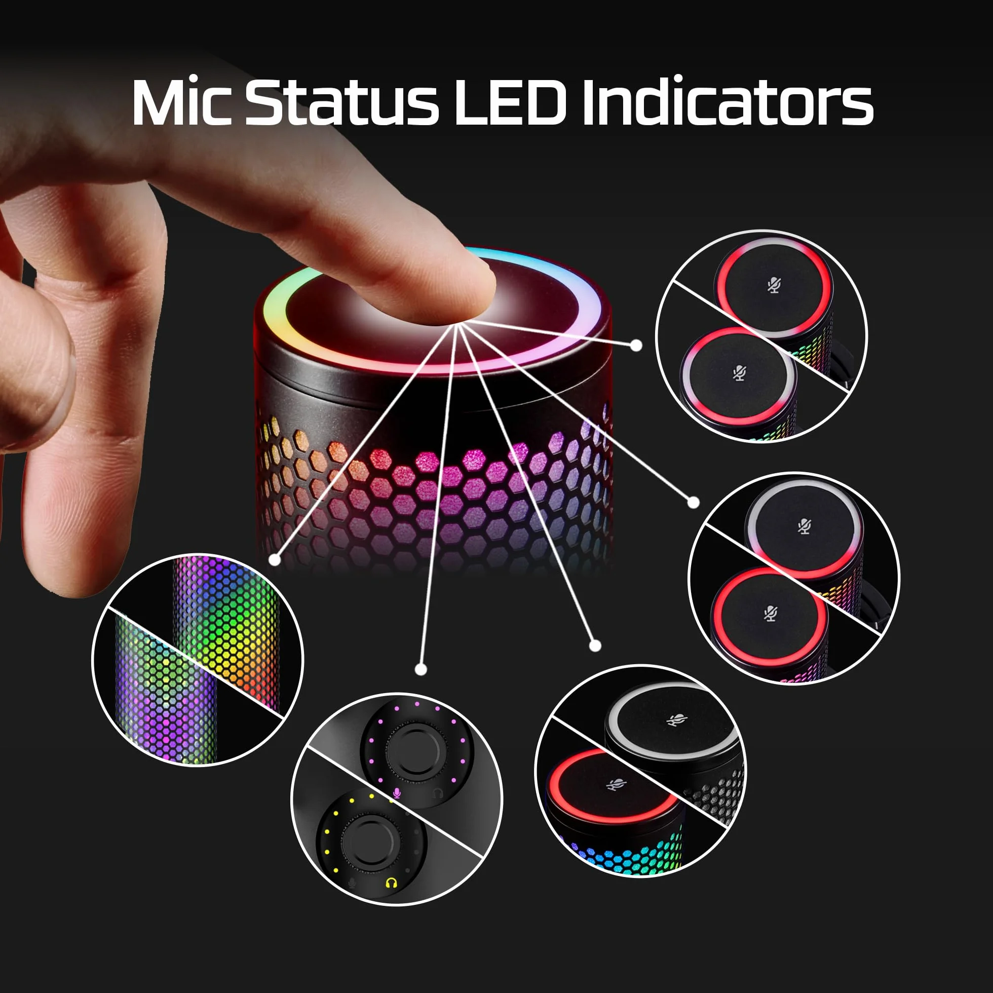 HyperX QuadCast 2 S mikrofon USB RGB czarny