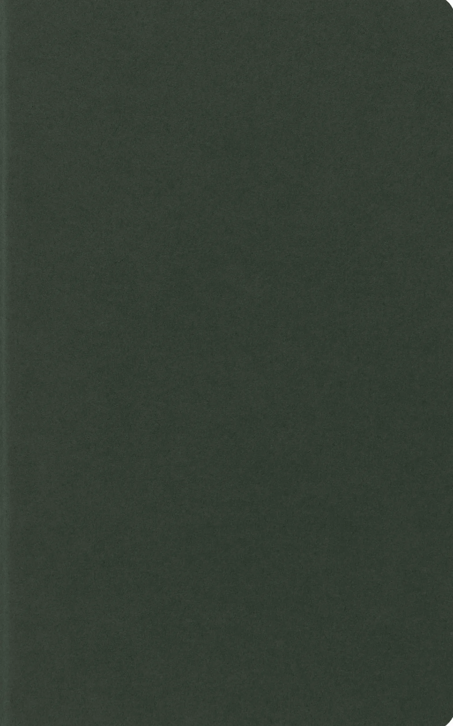 Moleskine Cahier Journal, Set 3 Notebooks with Ruled Pages, Cardboard Cover with Visible Cotton Stiching, Colour Myrtle Green, Large 13 x 21 cm, 80 Pages