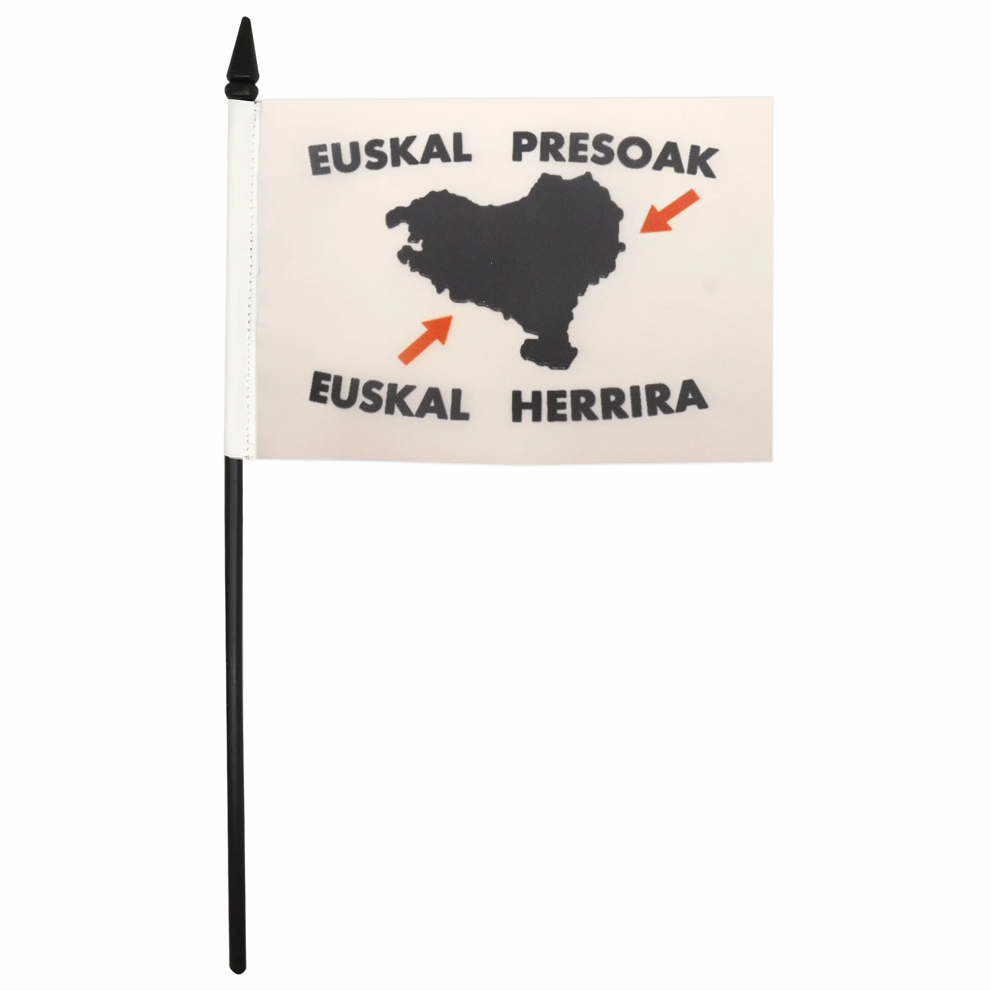 AZ FLAG - Flaga stołowa Niemiec z orłem 21 x 14 cm - mała niemiecka flaga biurowa 100% poliester z 25 cm drążkiem i czarną plastikową podstawą