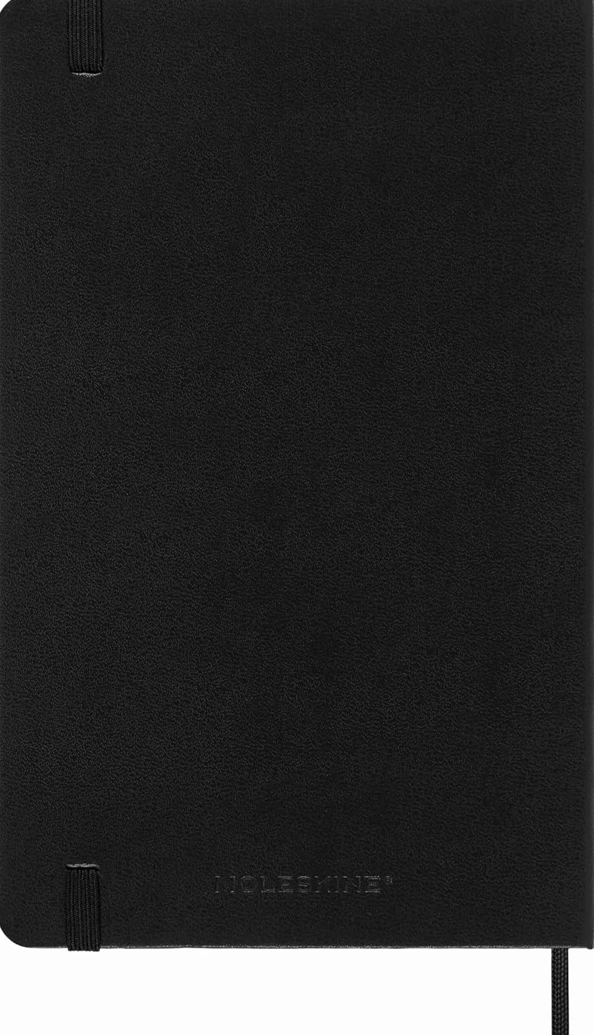 Moleskine Planer tygodniowy, z miejscem na notatki 12 miesięcy 2025, twarda okładka i elastyczne zamknięcie, kolor czarny, duży format, 13 x 50 cm