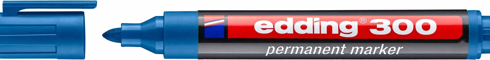 Edding 300 markerów permanentnych 10 kolorów 1,5-3 mm wodoodporna szybkoschnąca