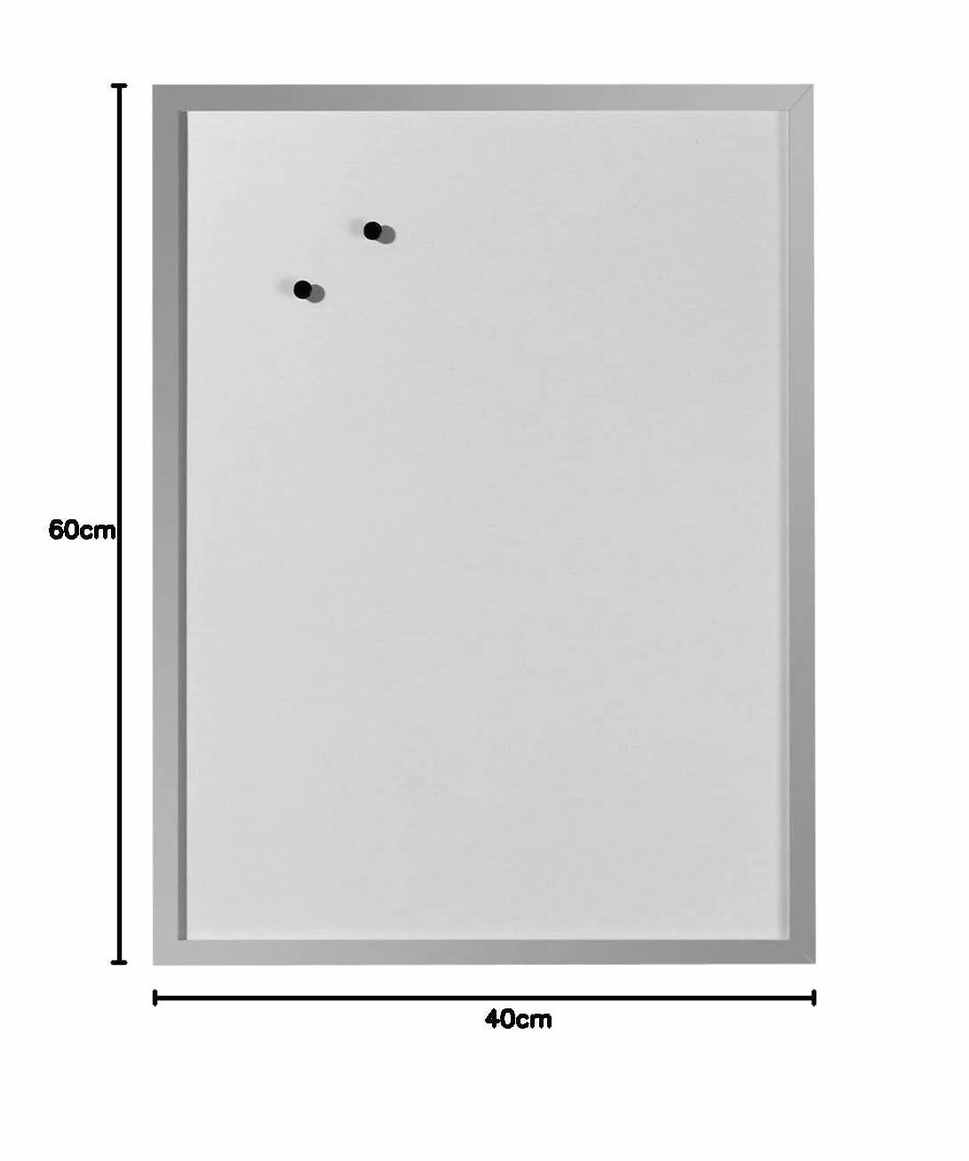 Herlitz 10524627 Tablica Suchościeralna, Biały, 40x60 cm