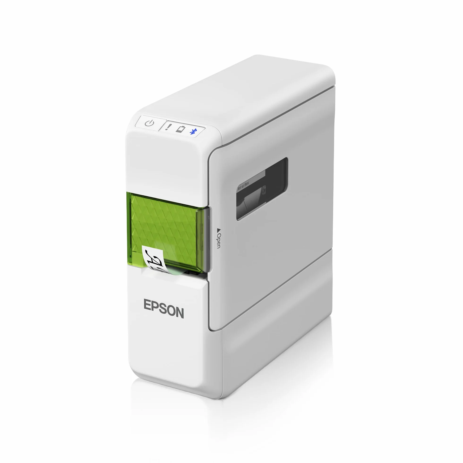 Epson LabelWorks LW-C410 | Domowa drukarka etykiet, 37 kompatybilnych taśm do 18 mm, aplikacja mobilna, spersonalizuj swoje etykiety.