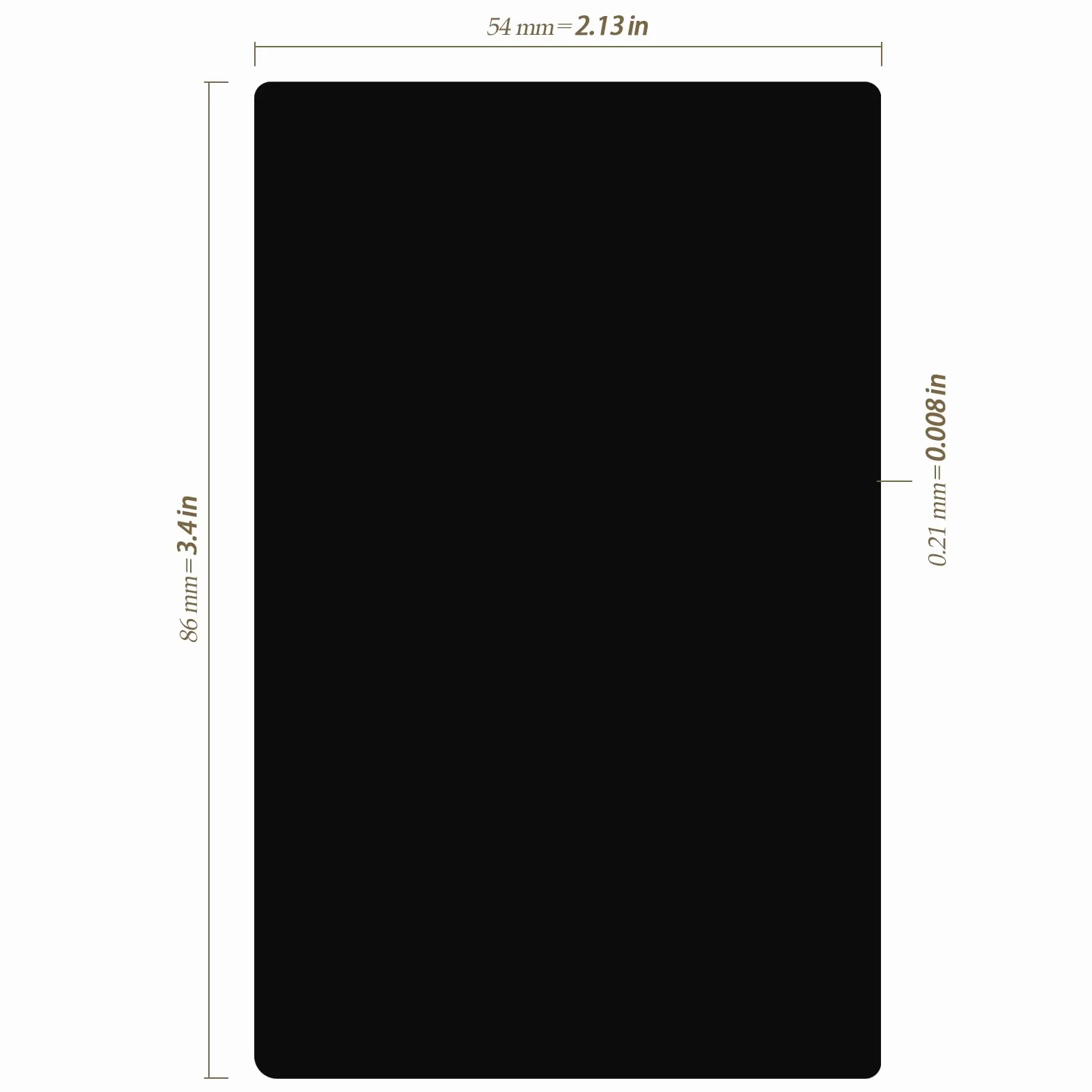 150 sztuk metalowych wizytówek, 0,21 mm, czarne, grawerowane laserowo, aluminiowe półfabrykaty do grawerowania, do domu, biura, dla klientów, karty podarunkowe, 86 x 54 mm, 86 x 54 mm