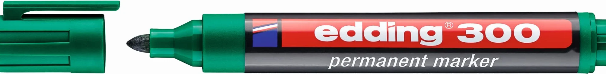 Edding 300 markerów permanentnych 10 kolorów 1,5-3 mm wodoodporna szybkoschnąca