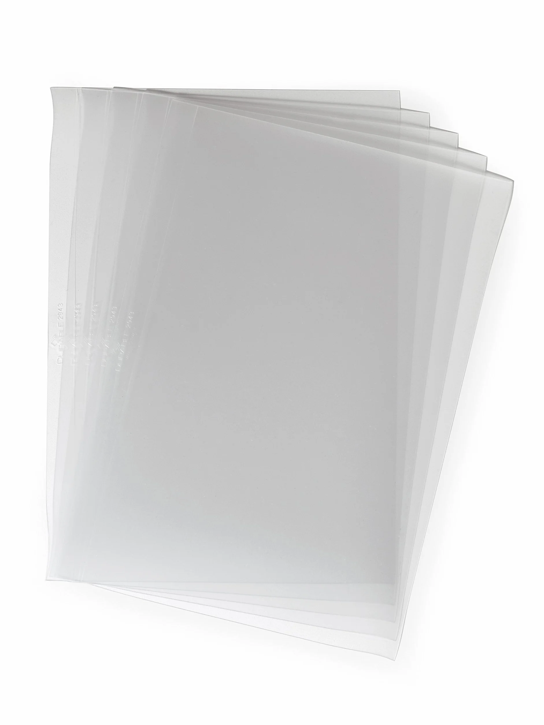 Durable 294319 Obwoluta do grzbietów zaciskowych A4 (z PP), opak. 100 sztuk, przezroczysta.