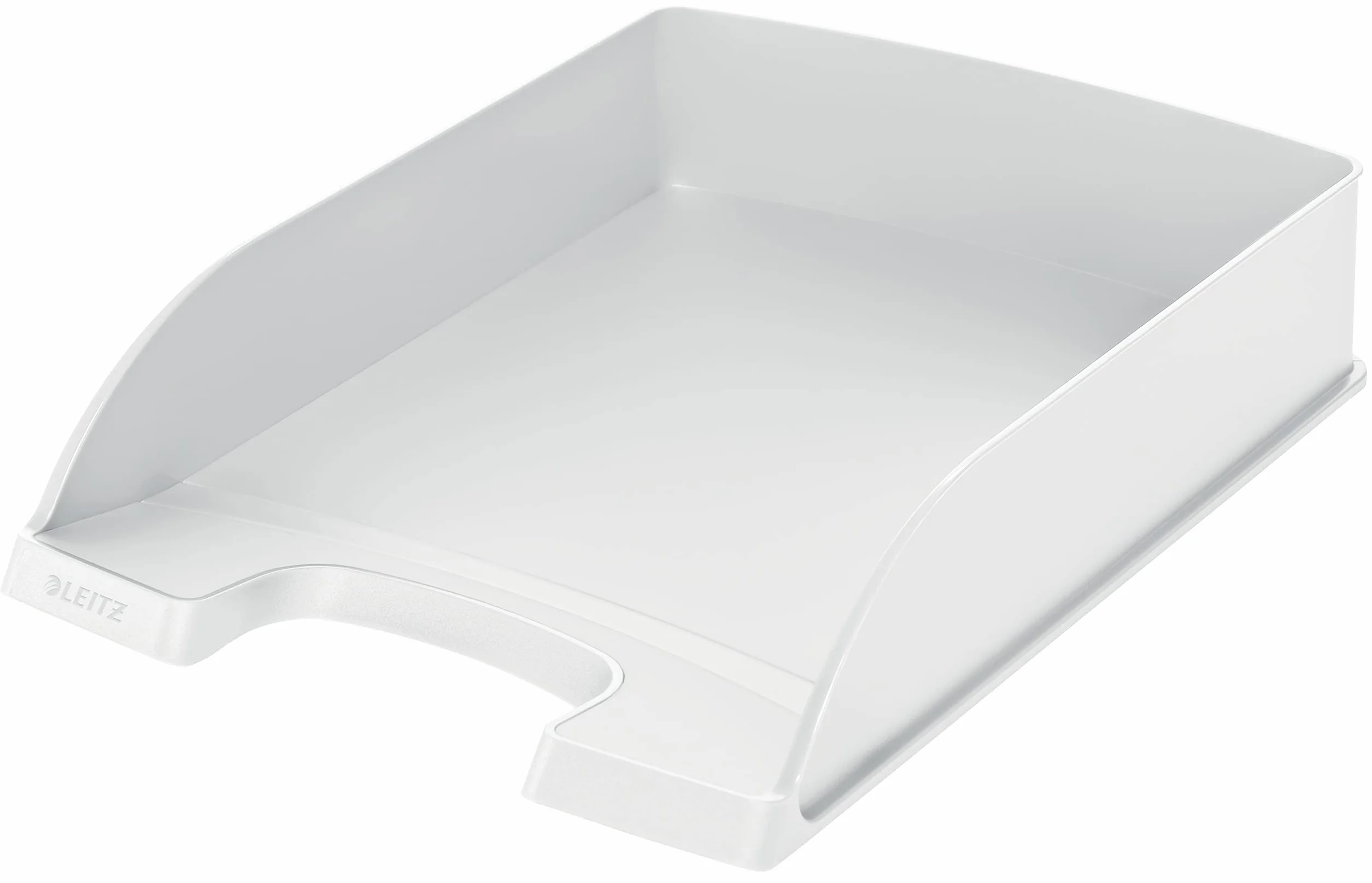 Leitz 52270001 Kosz na listy, format A4, 5 sztuk, w jakości premium, możliwość układania w stos jako organizer na biurko, możliwość łączenia z serią Plus, kolor biały
