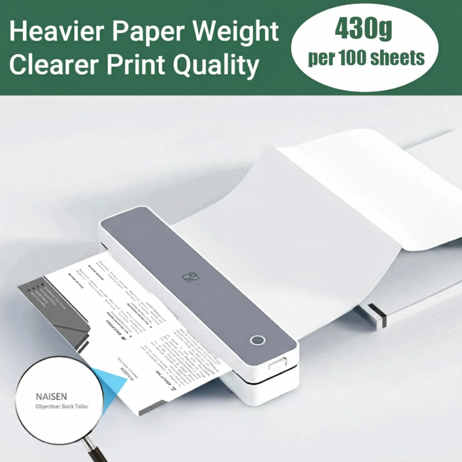 Papier Termiczny A4 200 Arkuszy - 210x297 mm, 70 g/m², Bez BPA, Szybkoschnący