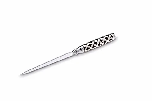 Otwieracz do listów celtycki dł. 16,5 cm śr. 1,2 cm posrebrzany