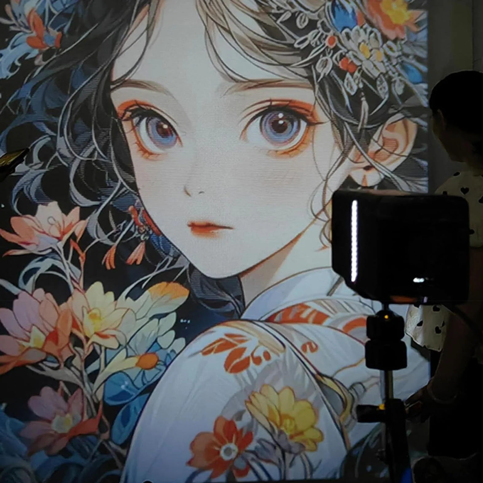 Projektor Smart Sketcher, Projektor Led Do Rysowania Z Projekcją 18–200 Cm, Przesyłanie Obrazu Hd Przez Usb/telefon, Pilot I Podstawka, Narzędzie Do Rysowania Dla Artystów, Dzieci with-base