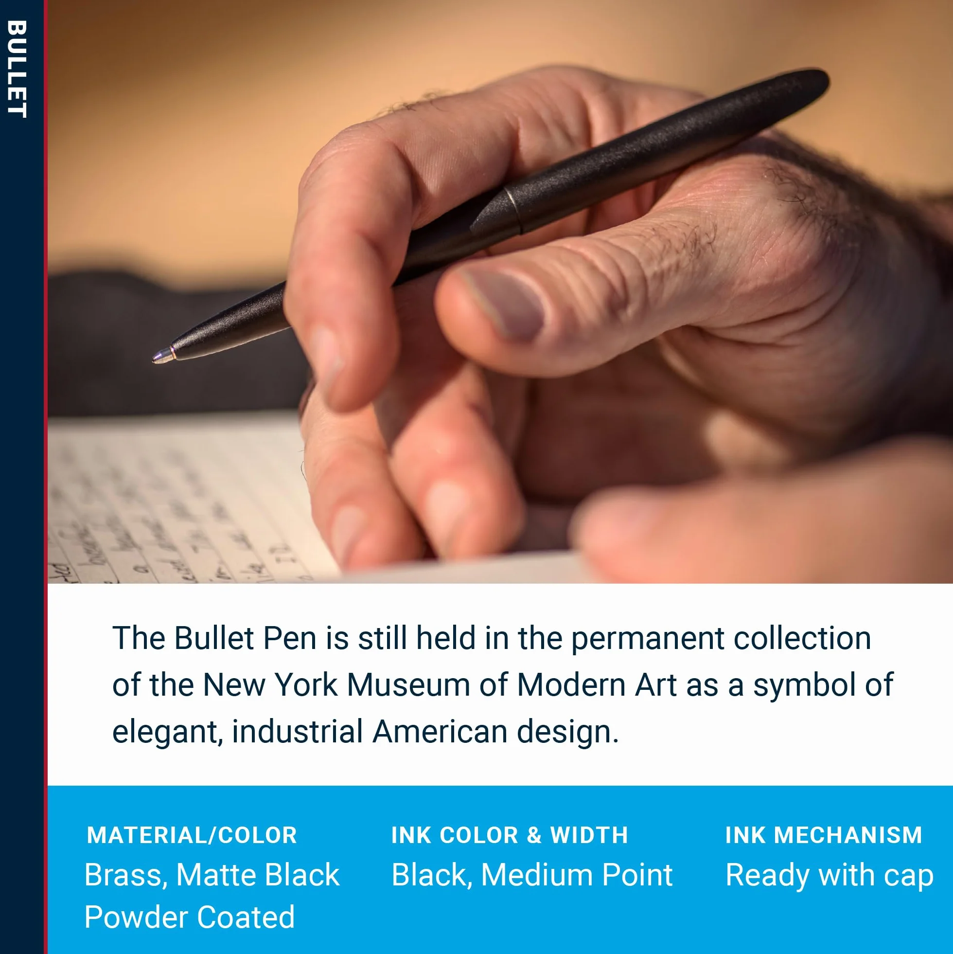 FISHER SPACE PEN Bullet Black, 1 sztuka (1 opakowanie)