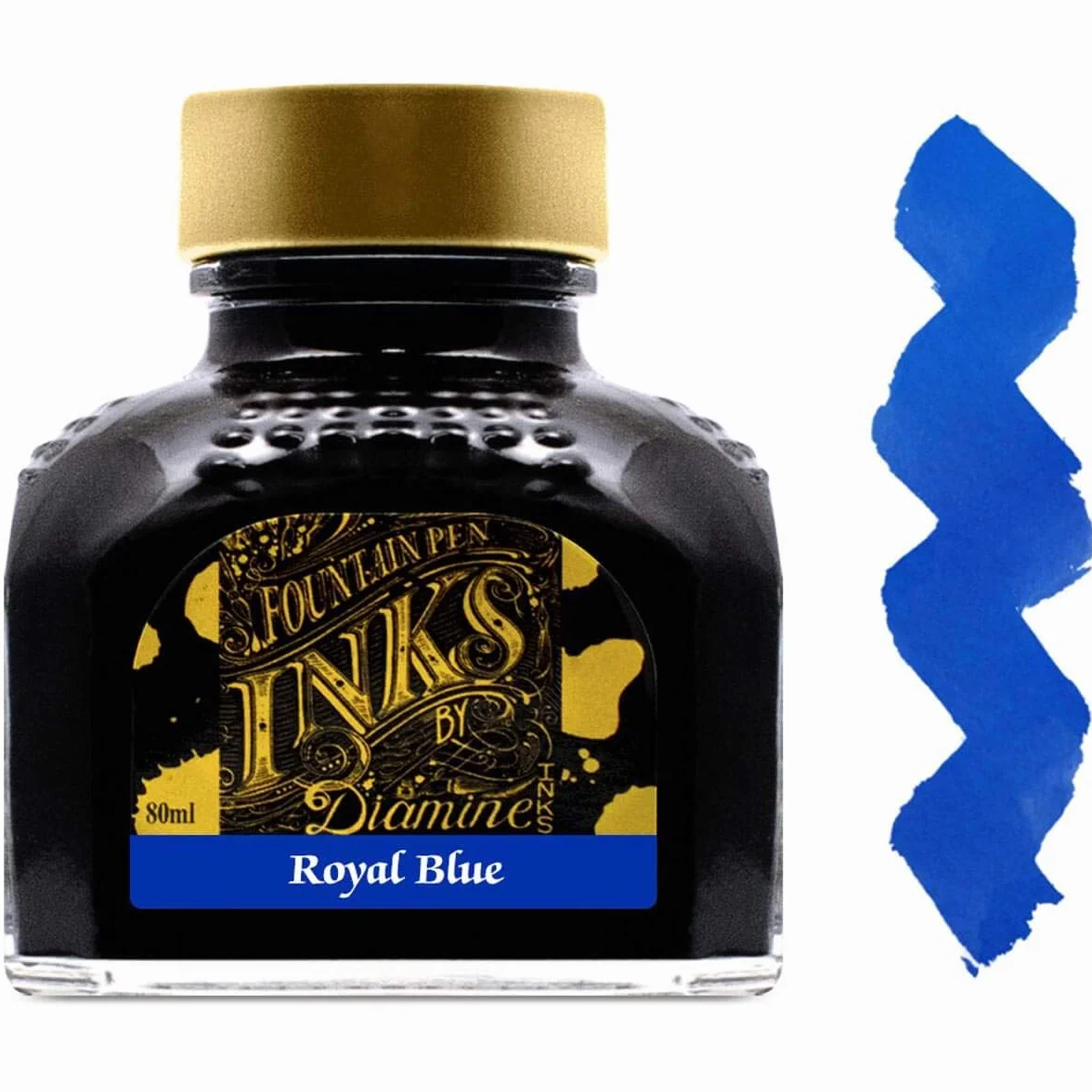 Diamine Atrament do piór wiecznych, 80 ml, turkusowy bursztynowy
