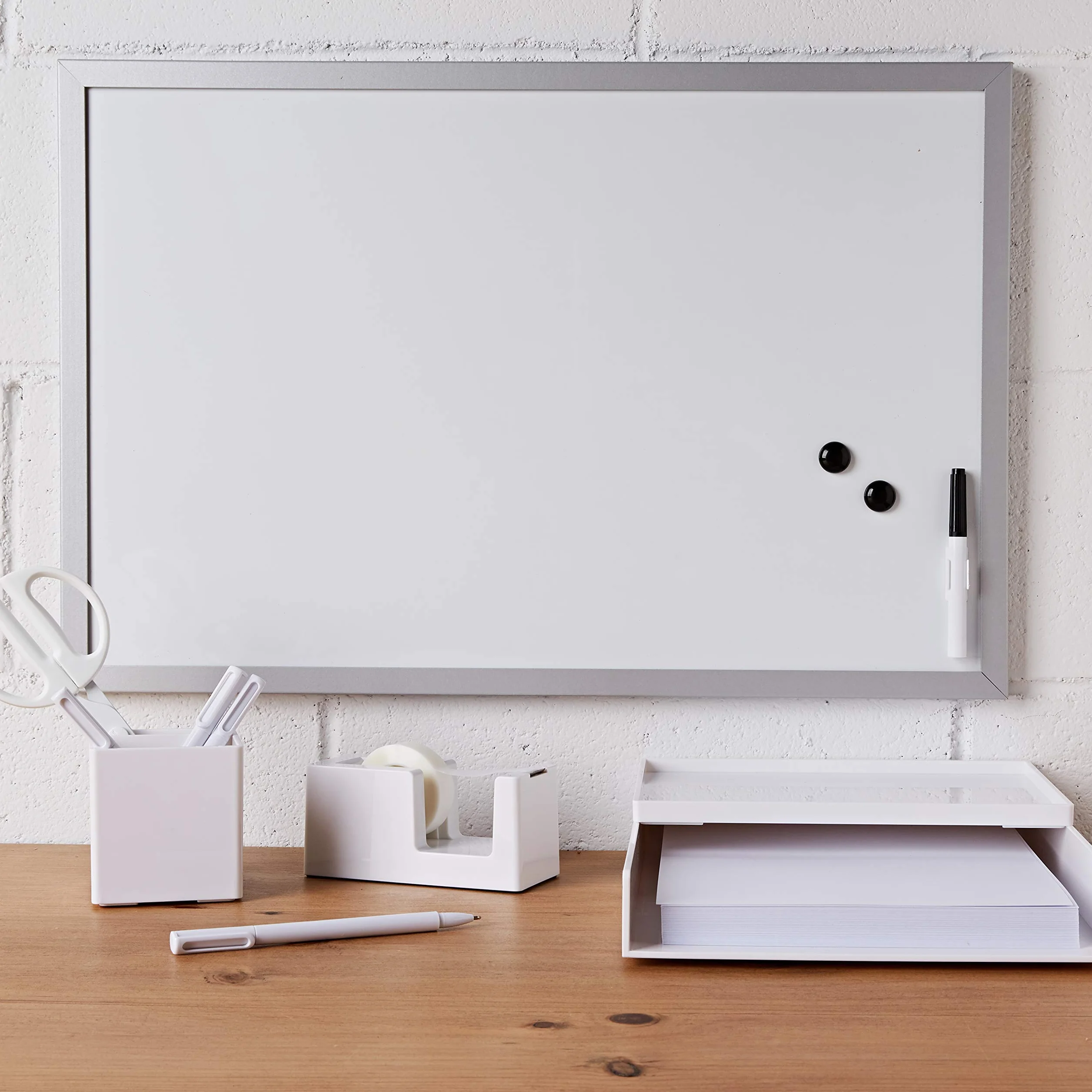 Herlitz 10524627 Tablica Suchościeralna, Biały, 40x60 cm