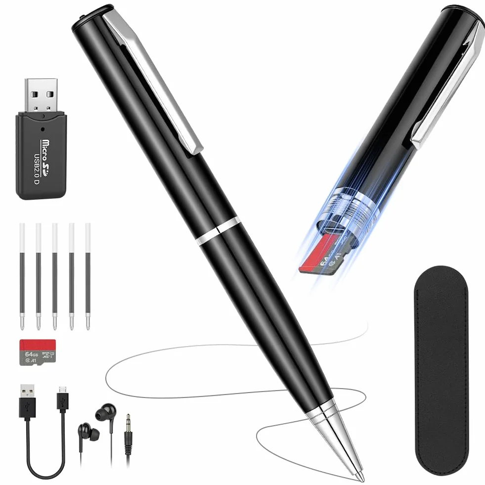 Dyktafon cyfrowy, dyktafon Voice Recorder 64 GB