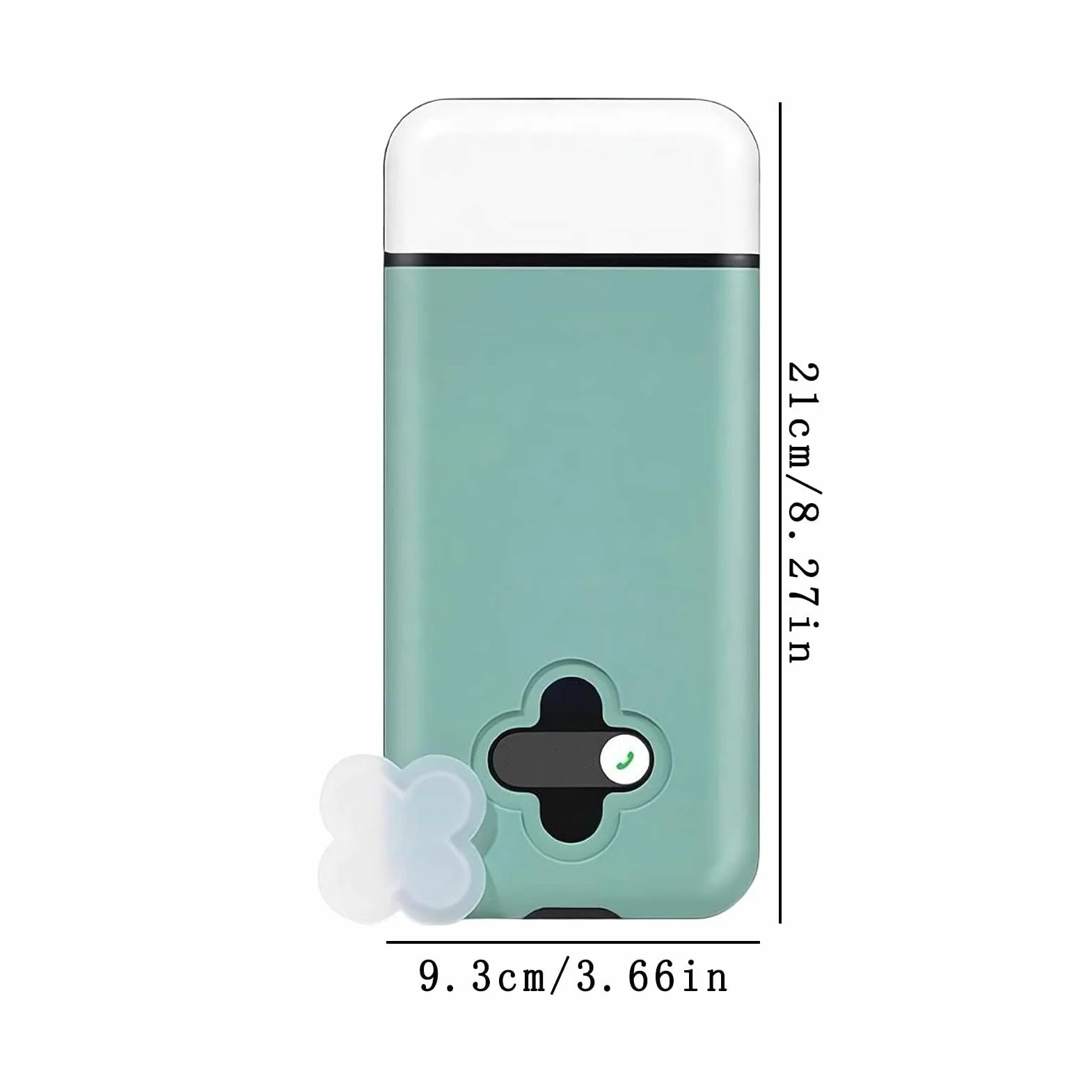 Pudełko na telefon, 21 x 9,3 x 2,3 cm, ładowalna skrzynka na zamek czasowy, konstrukcja, bezpieczny mechanizm blokujący do samodyscypliny, nauki i koncentracji w szkole lub domu