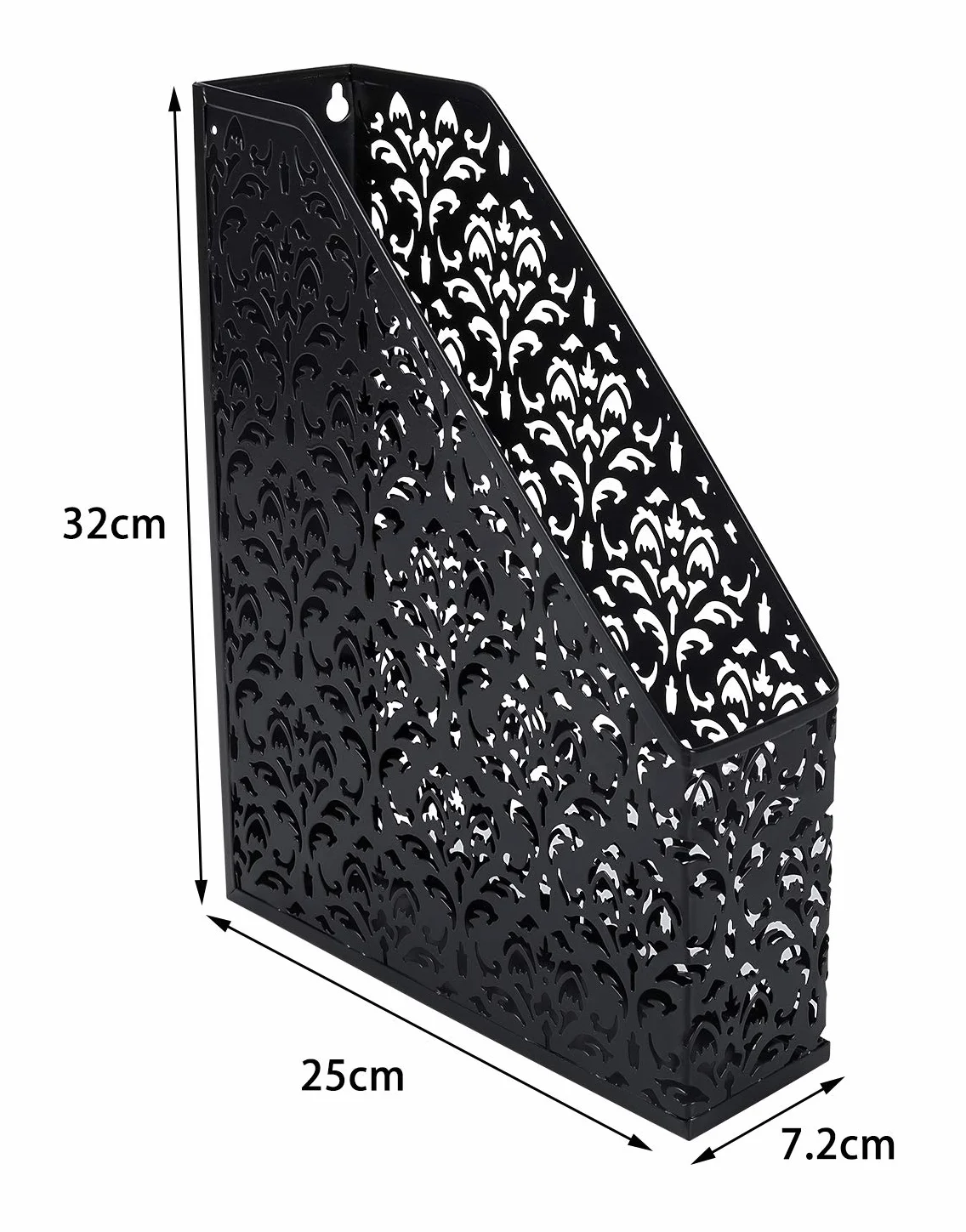 EasyPAG Stojak na Dokumenty A4 Metal Pionowy,Segregator Stojący,Półki na Foldery,Organizer na Biurko,Taca na Czasopisma,Półka na Listy do Domu & Biura,Pakiet 3 Sztuk,Czarny
