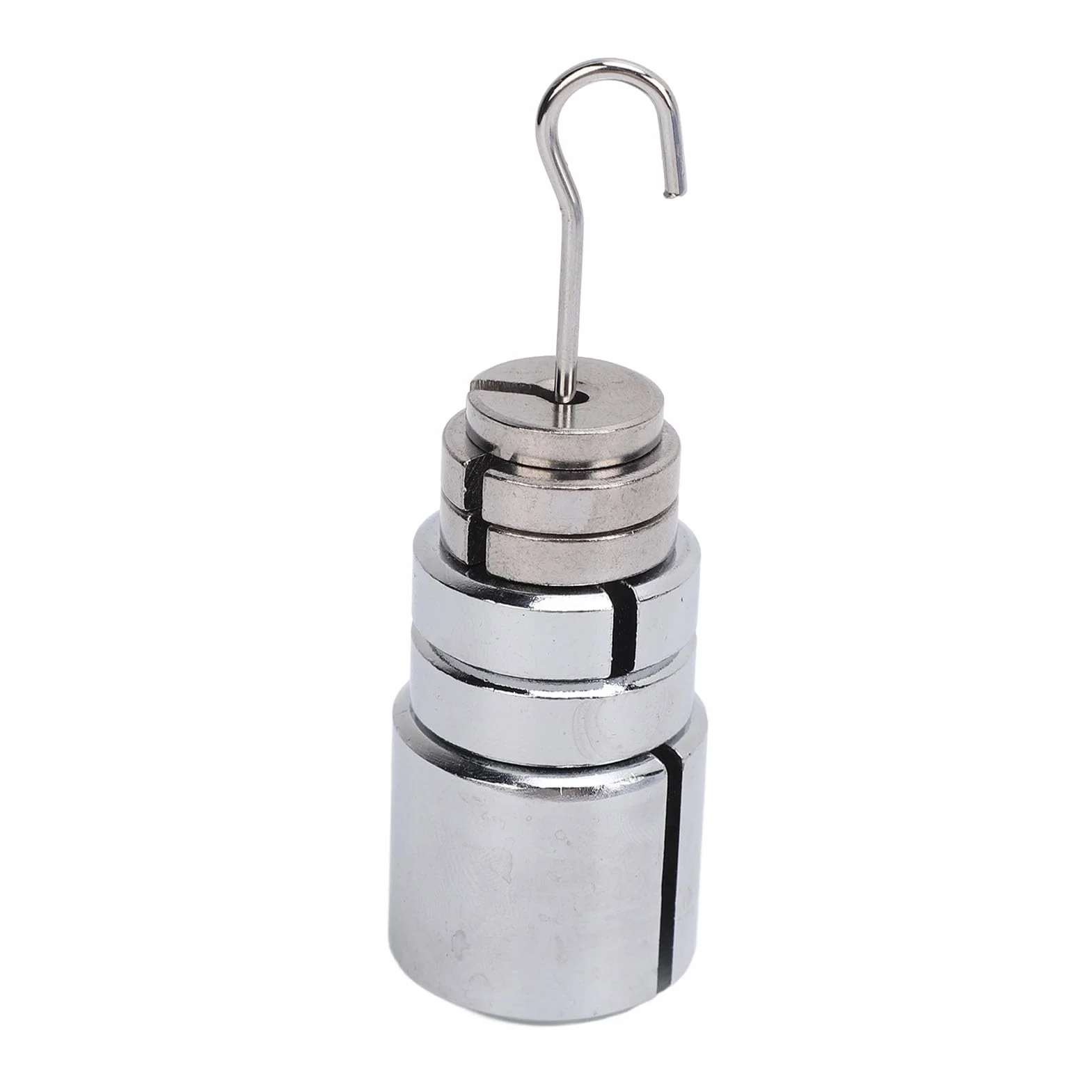 Lab Slotted Mass Set Chrome Plated Steel Weights 200g 50g 20g 10g ±2% with Hanger Storage Box