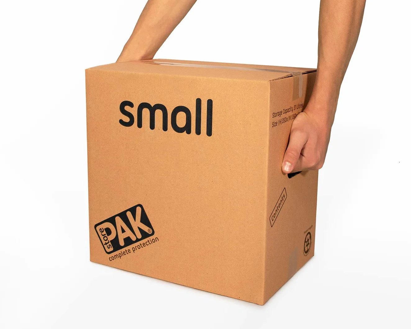 StorePAK 15 mocnych pudełek kartonowych z uchwytami do noszenia, 31 l, idealne do przechowywania, wysyłki, pakowania i przeprowadzki (15 szt.)