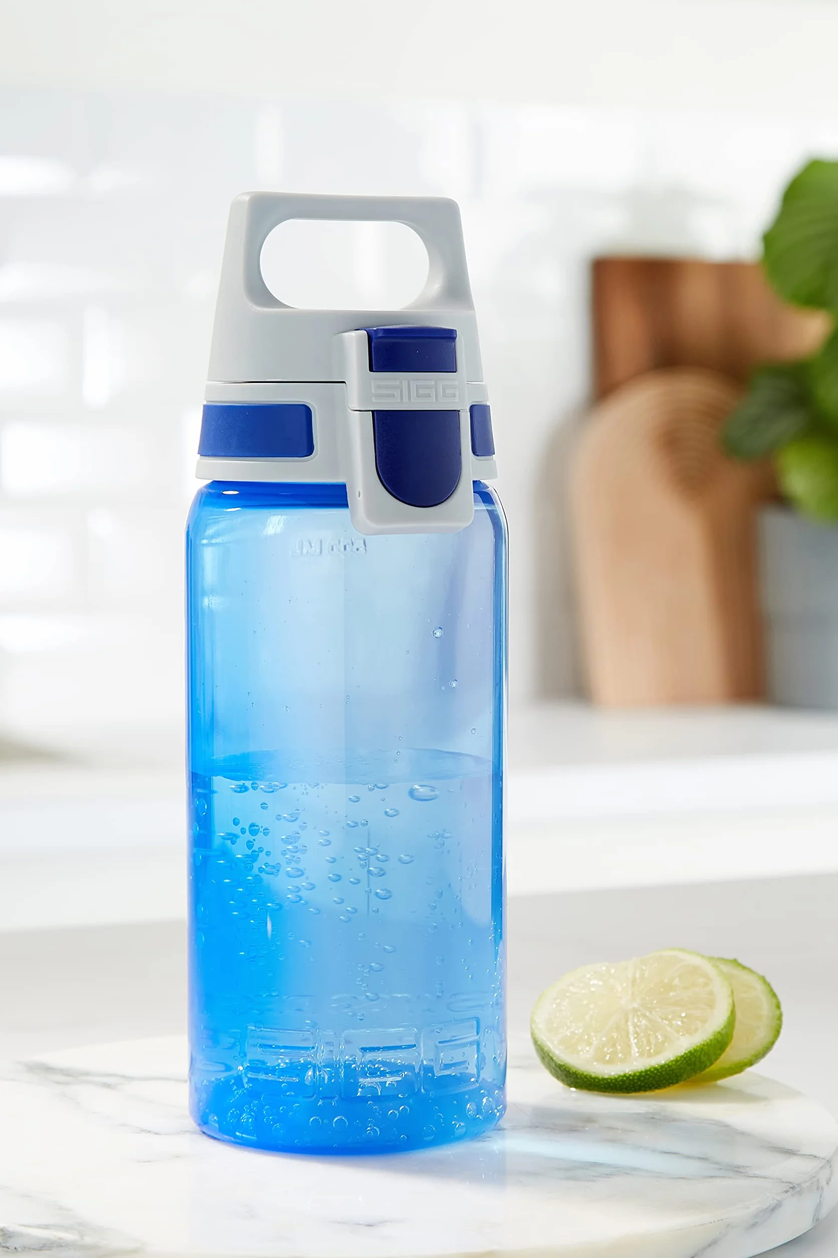 Sigg Viva One Butelka na Wodę, Tworzywo Sztuczne, Niebieski/Biały, 0.5 Litra