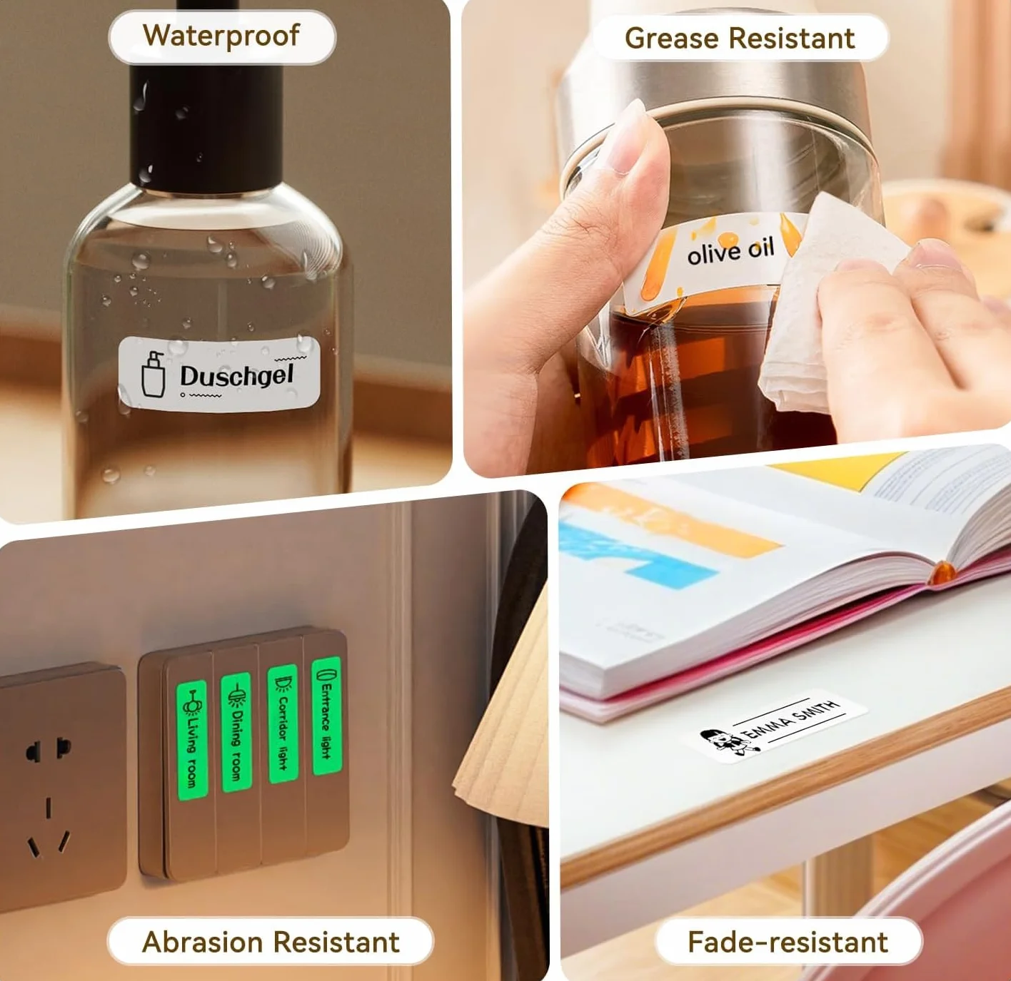 NIIMBOT D110 Upgrade Drukarka etykiet Bluetooth, przenośna termoetykieciarka, iOS Android