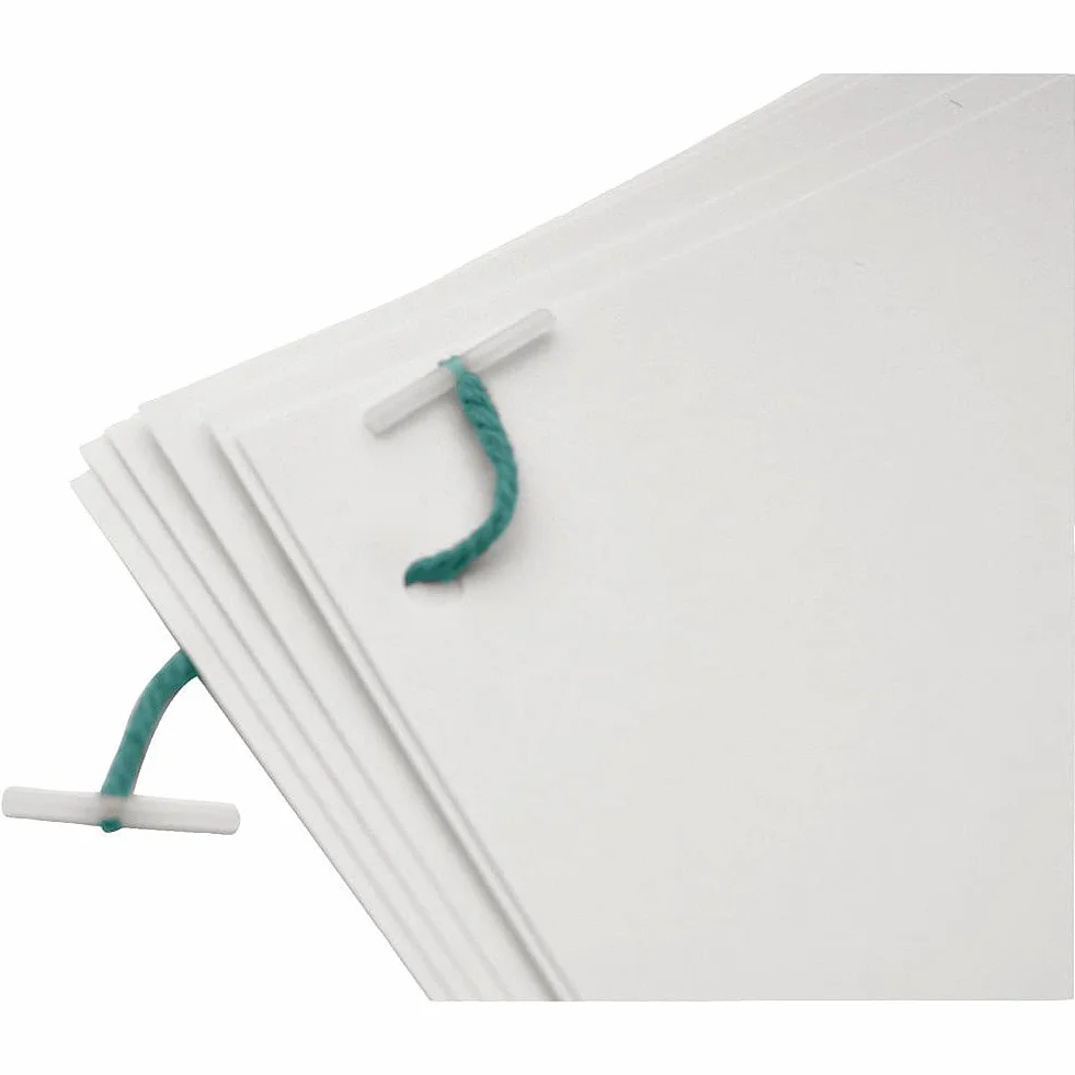 Q-Connect Plastikowa zawieszka do skarbu 152 mm - opakowanie 100 sztuk, zielona