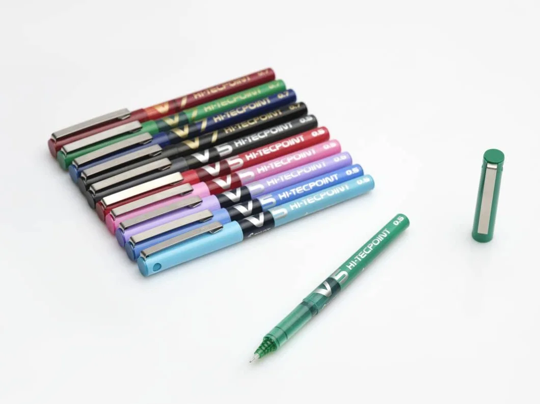 PILOT Hi-Tecpoint V5 zestaw 4 x cienkopis kulkowy czarny