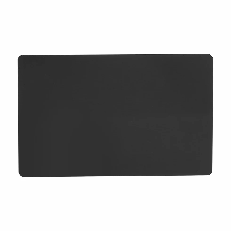 Wizytówka metalowa, 50 szt. Puste grawerowane wizytówki aluminiowe na wizytówki Diy 5 kolorów (czarne)