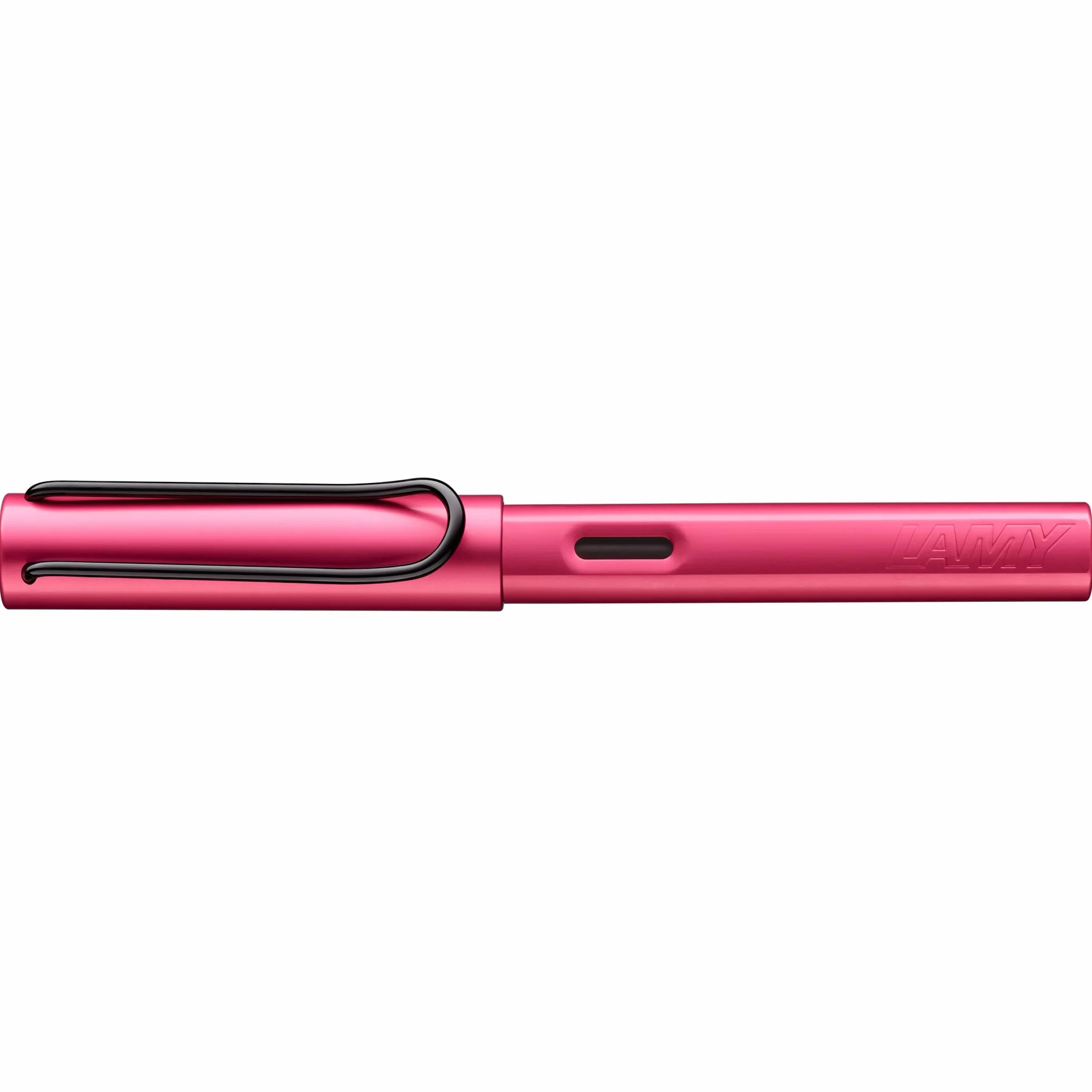 LAMY AL-star D09 lekkie pióro wieczne z aluminium, z ergonomicznym uchwytem i polerowaną stalówką stalową, szerokość kreski, w zestawie wkład atramentowy T 10, niebieskie