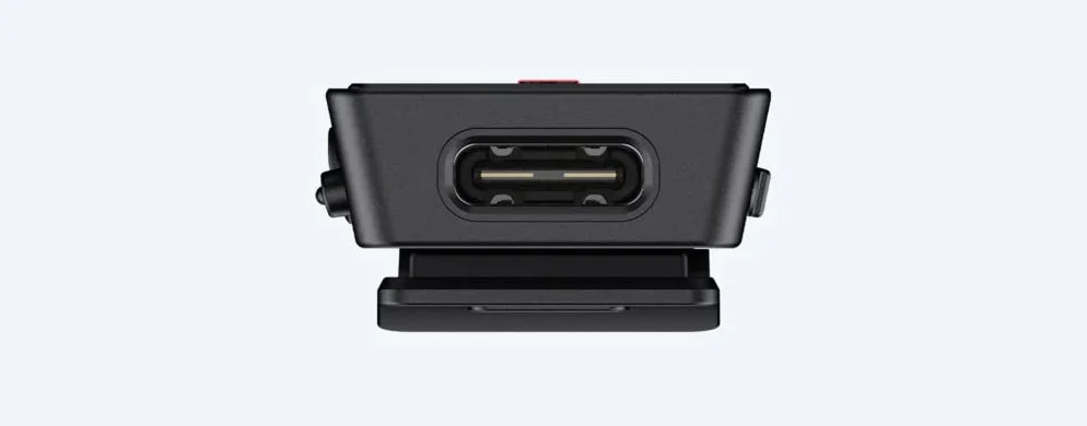 Sony ICD-TX660 smukły dyktafon cyfrowy z wyświetlaczem OLED, czarny